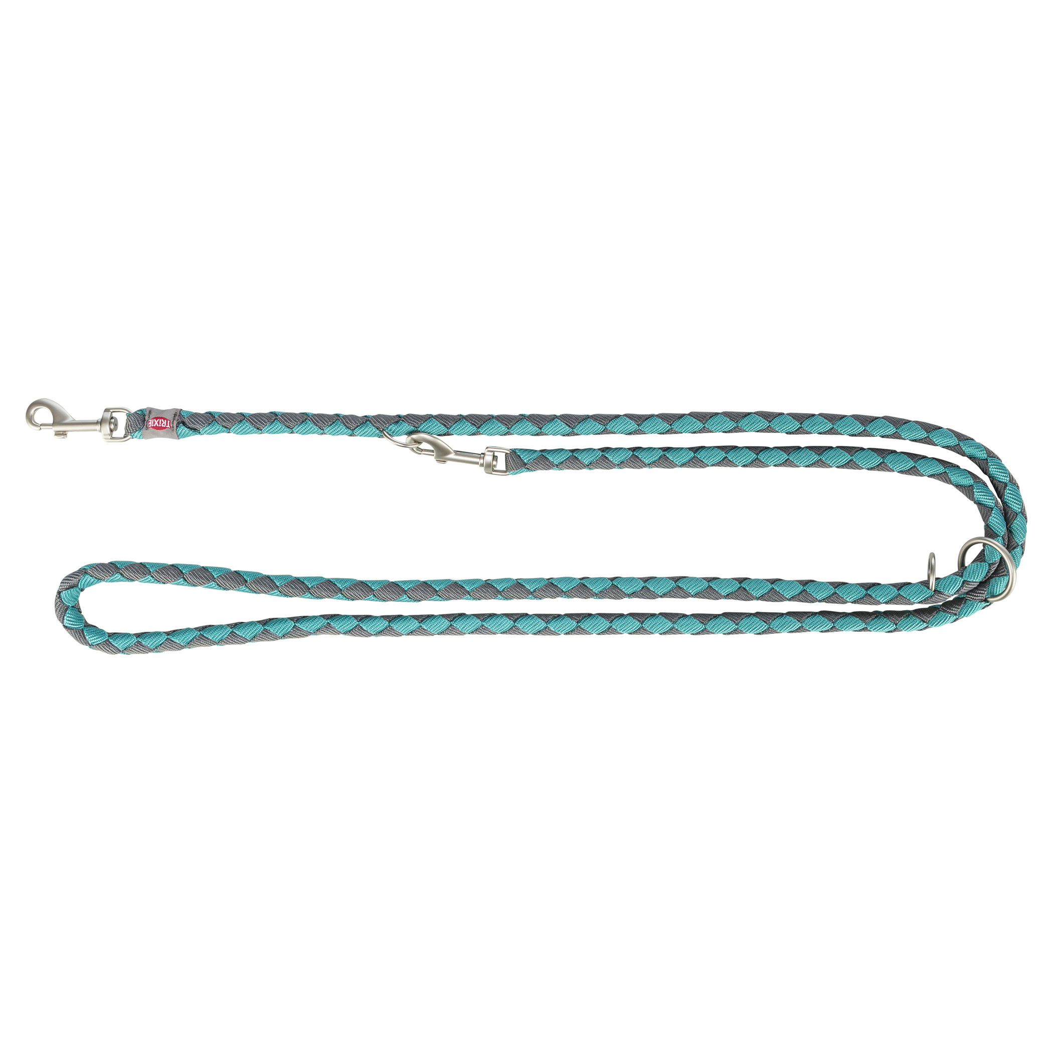 TRIXIE HUNDELEINE CAVO VERSTELLBAR AQUA/GRAFIET GRAU 200X1,2 CM