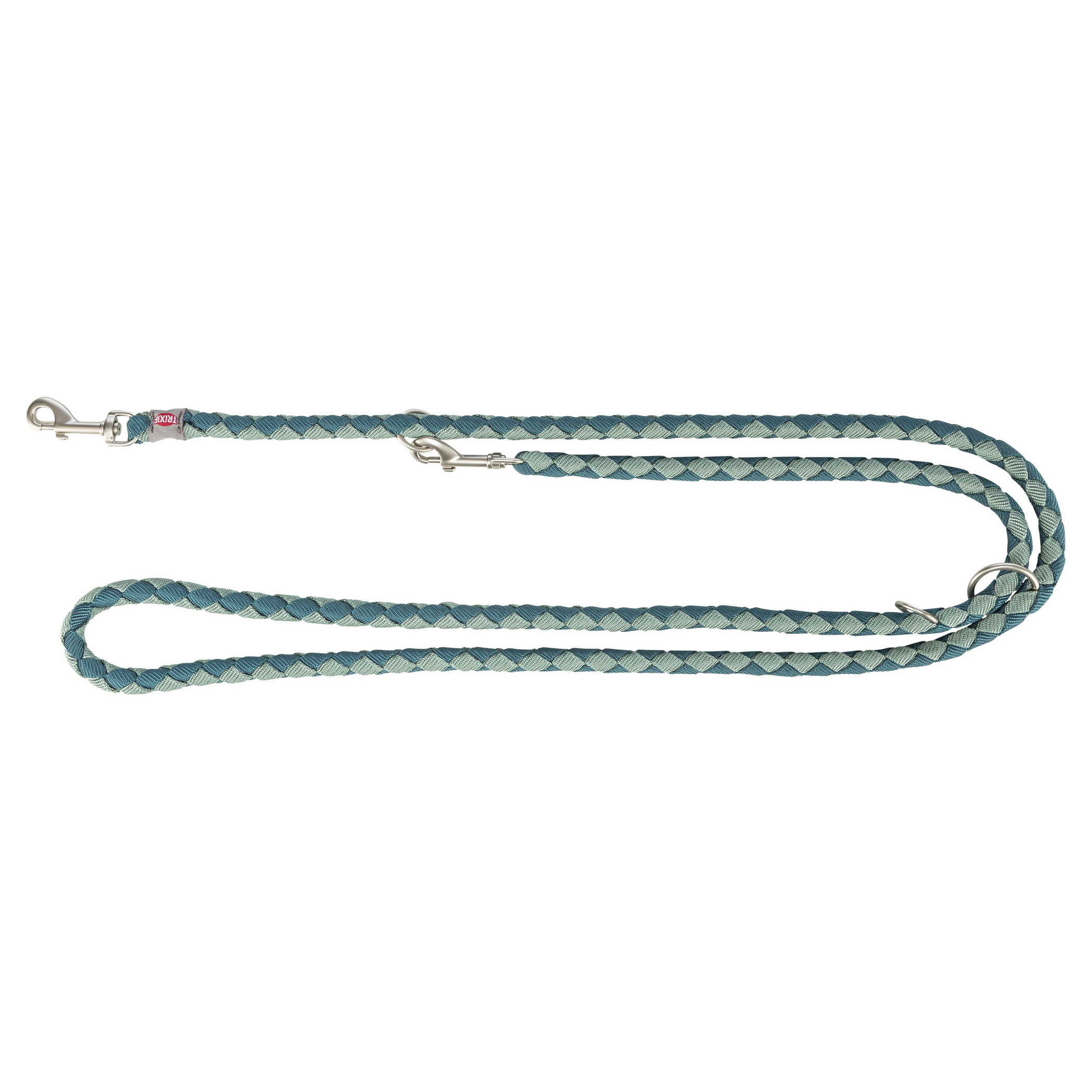 TRIXIE HUNDELEINE CAVO VERSTELLBAR PETROL/SALIE GRUEN 200X1,8 CM