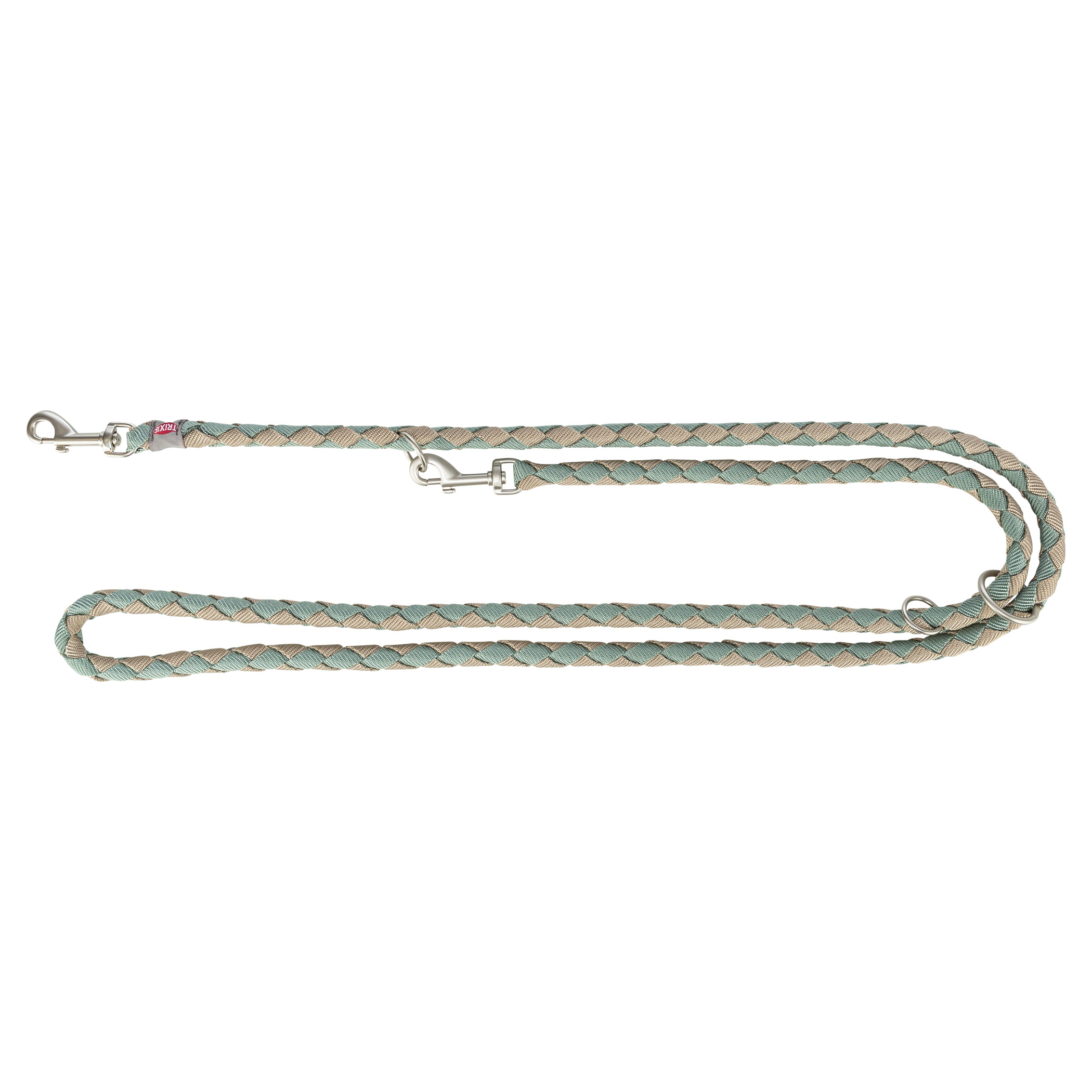 TRIXIE HUNDELEINE CAVO VERSTELLBAR SALIE GRUEN/SAND 200X1,8 CM