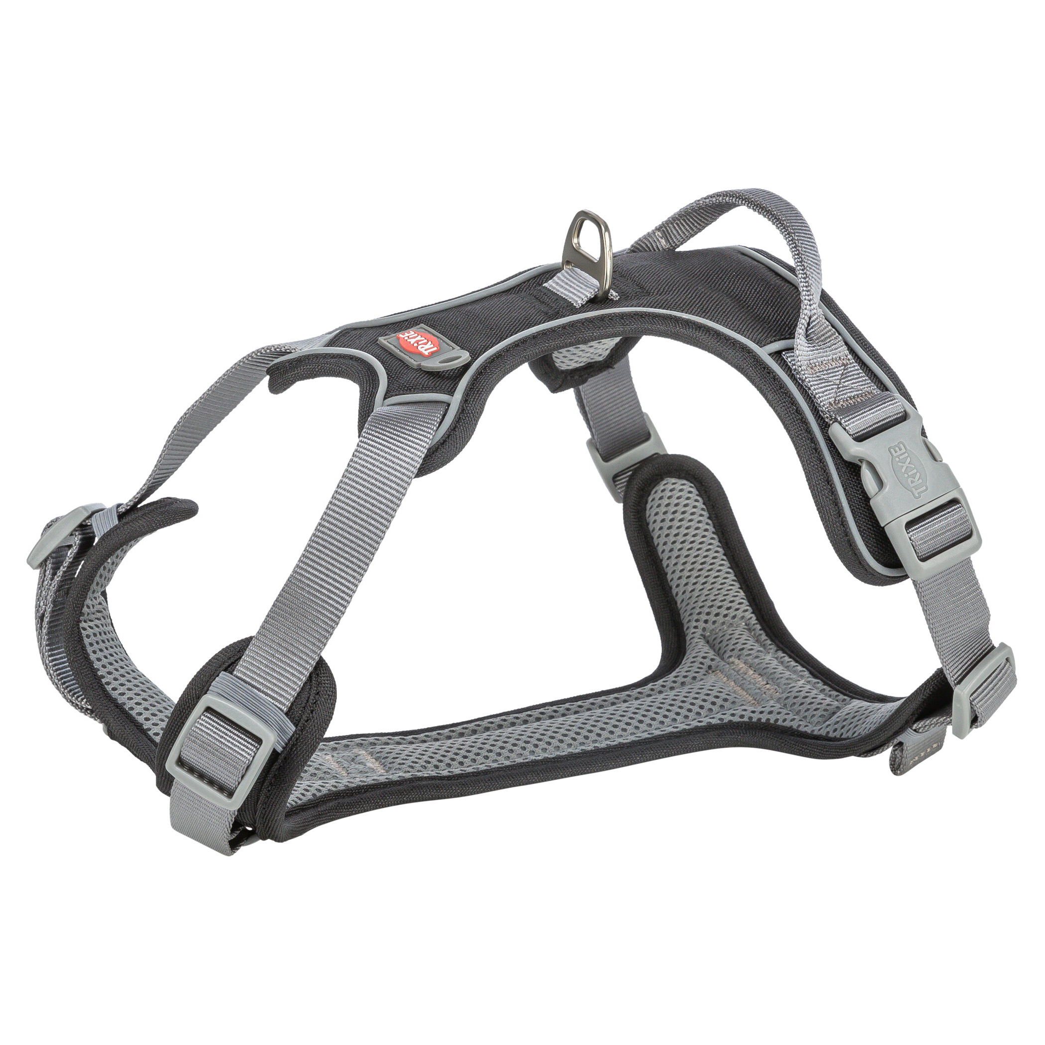 TRIXIE HUNDEGESCHIRR PREMIUM AKTIV SCHWARZ 74-100X2,5 CM