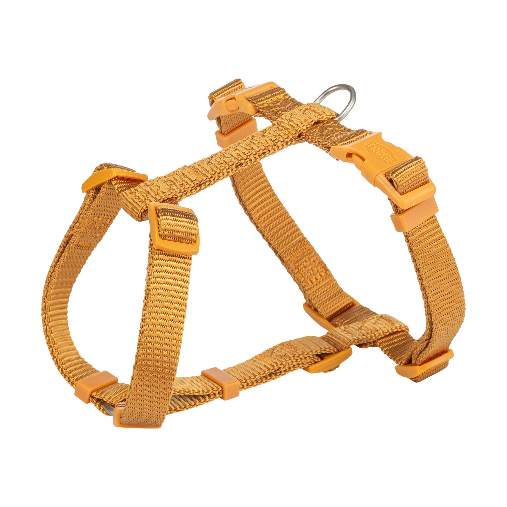 TRIXIE HUNDEGESCHIRR PREMIUM H-GESCHIRR CURRY GELB 60-87X2,5 CM