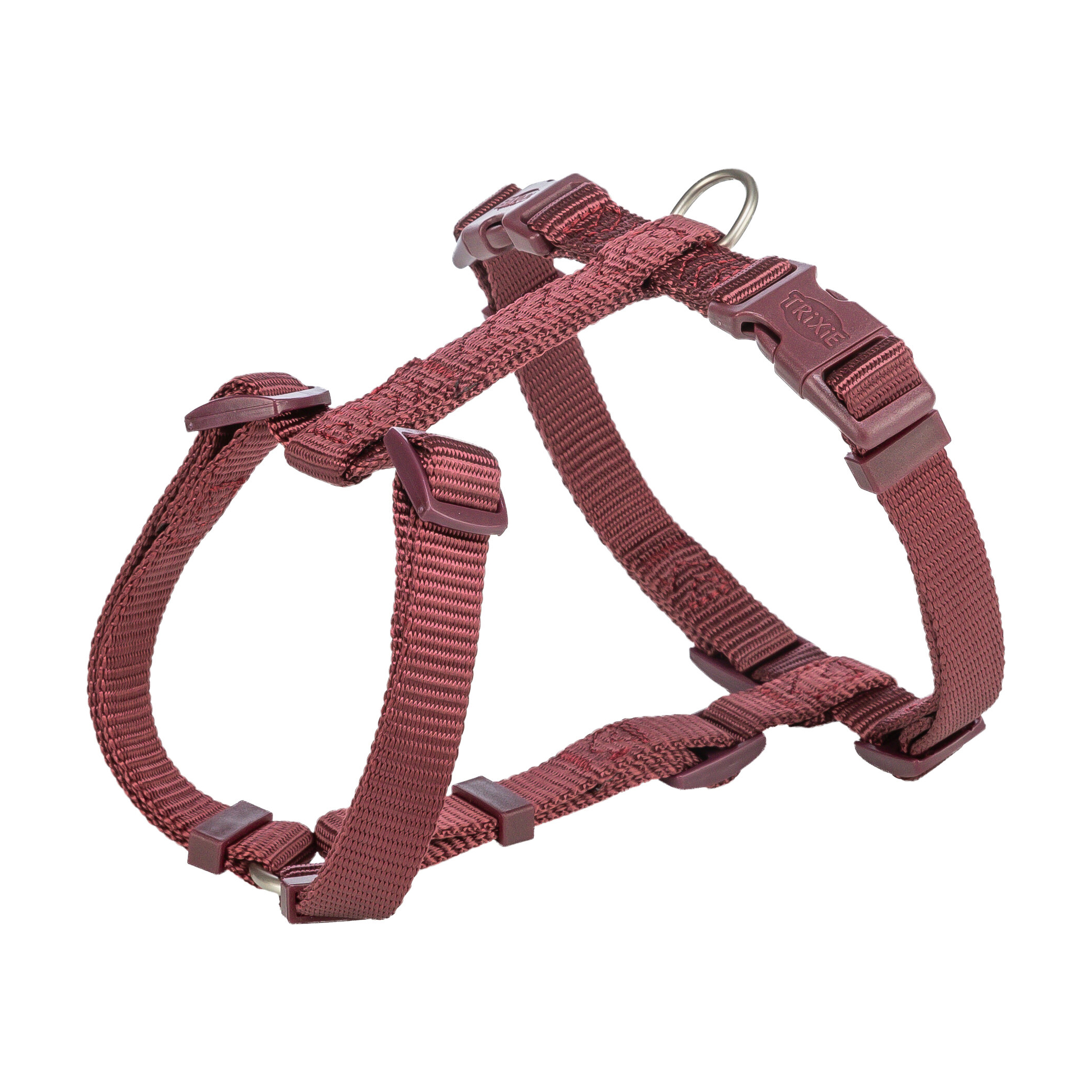 TRIXIE HUNDEGESCHIRR PREMIUM H-GESCHIRR SANGRIA ROT 42-60X1,5 CM