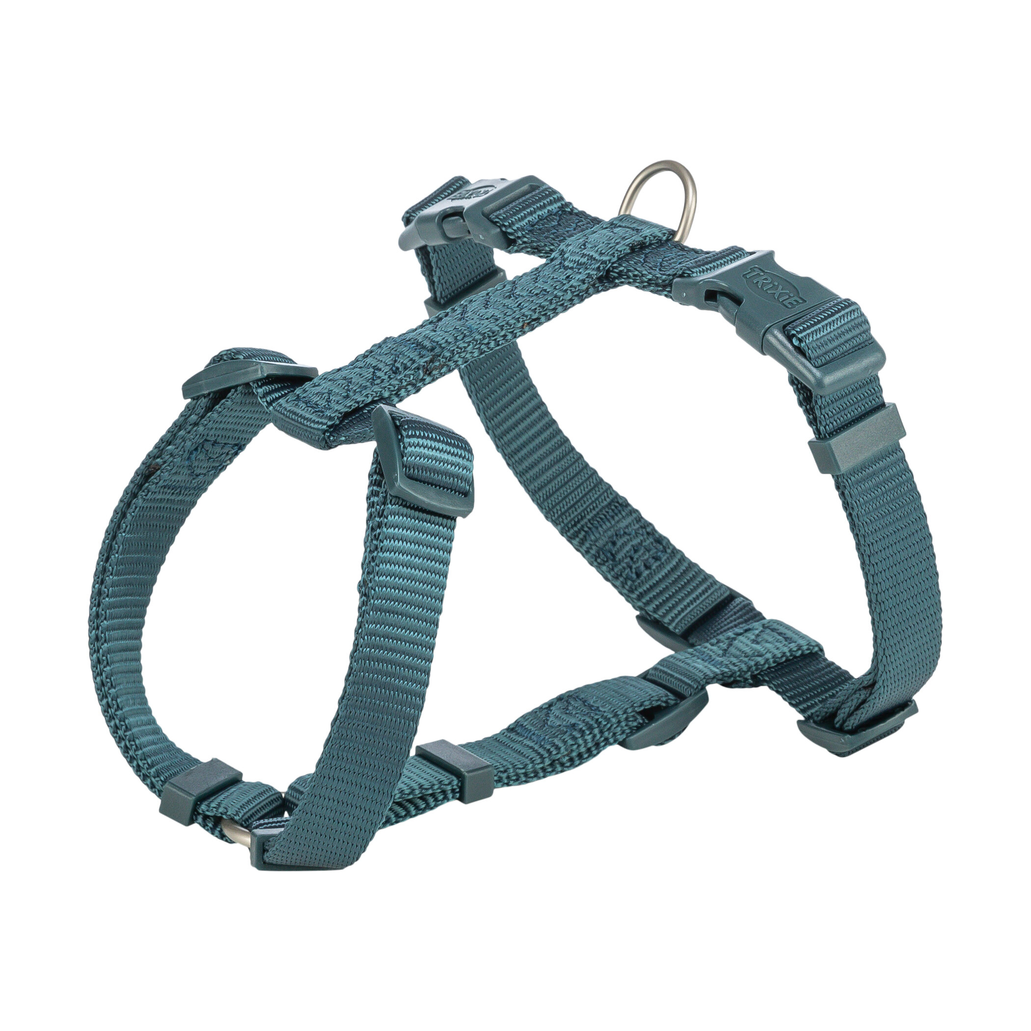 TRIXIE HUNDEGESCHIRR PREMIUM H-GESCHIRR PETROL BLAU 52-75X2 CM
