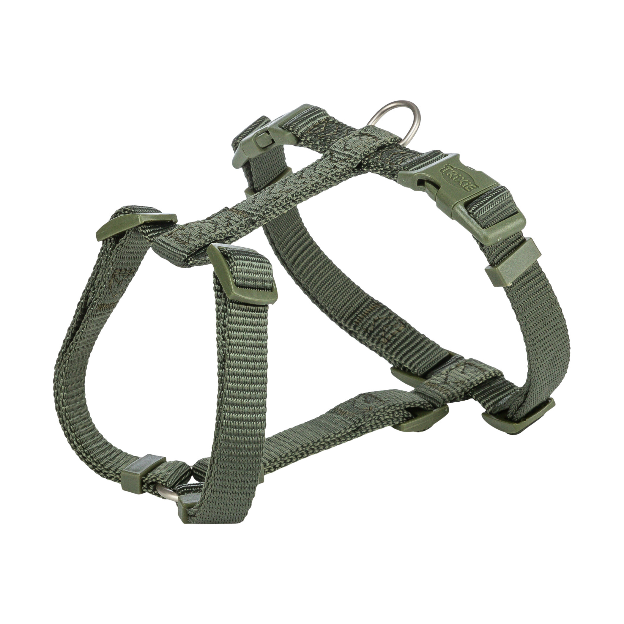 TRIXIE HUNDEGESCHIRR PREMIUM H-GESCHIRR OLIJFGROEN 60-87X2,5 CM