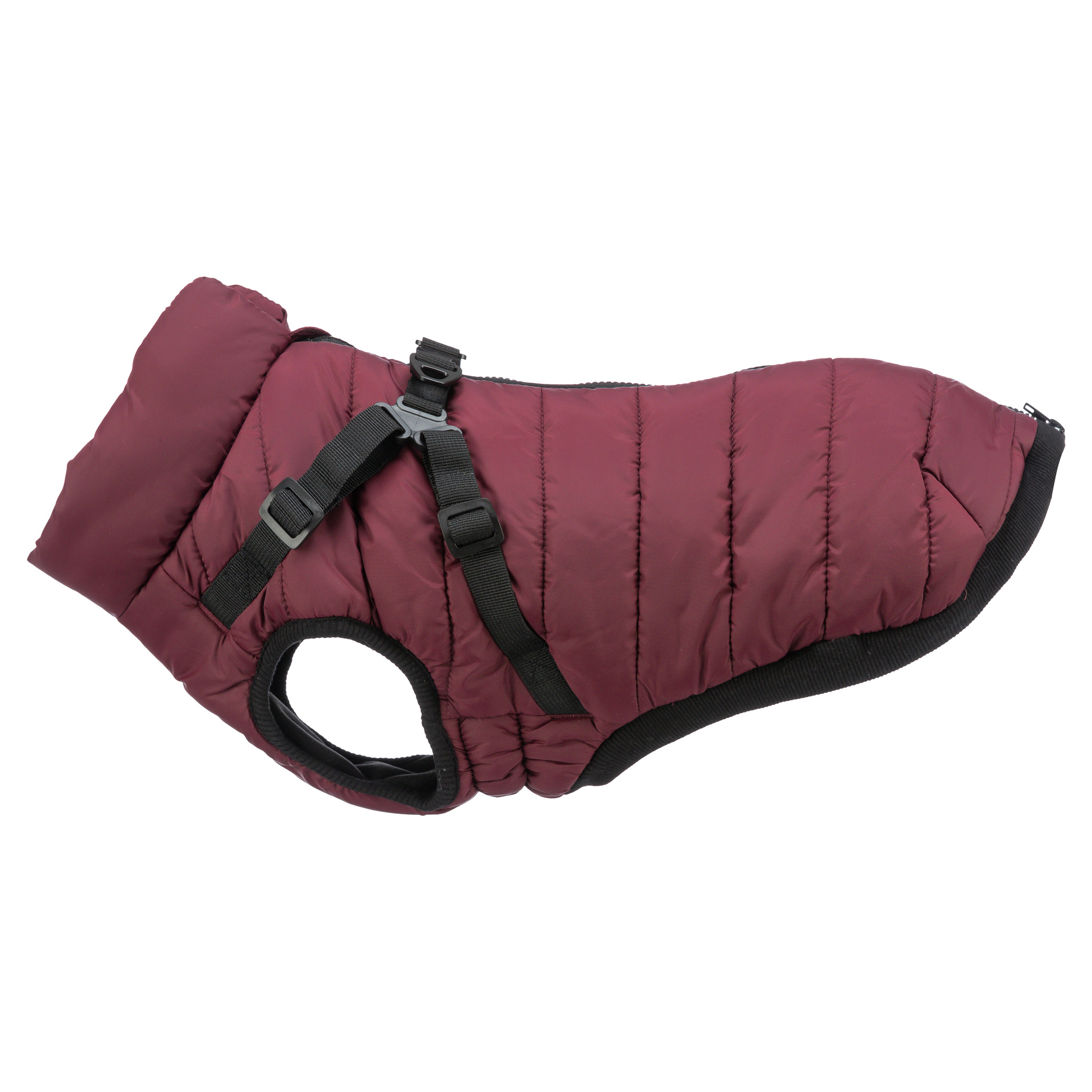 TRIXIE HUNDEMANTEL PIROU MIT GESCHIRR SANGRIA 40 CM