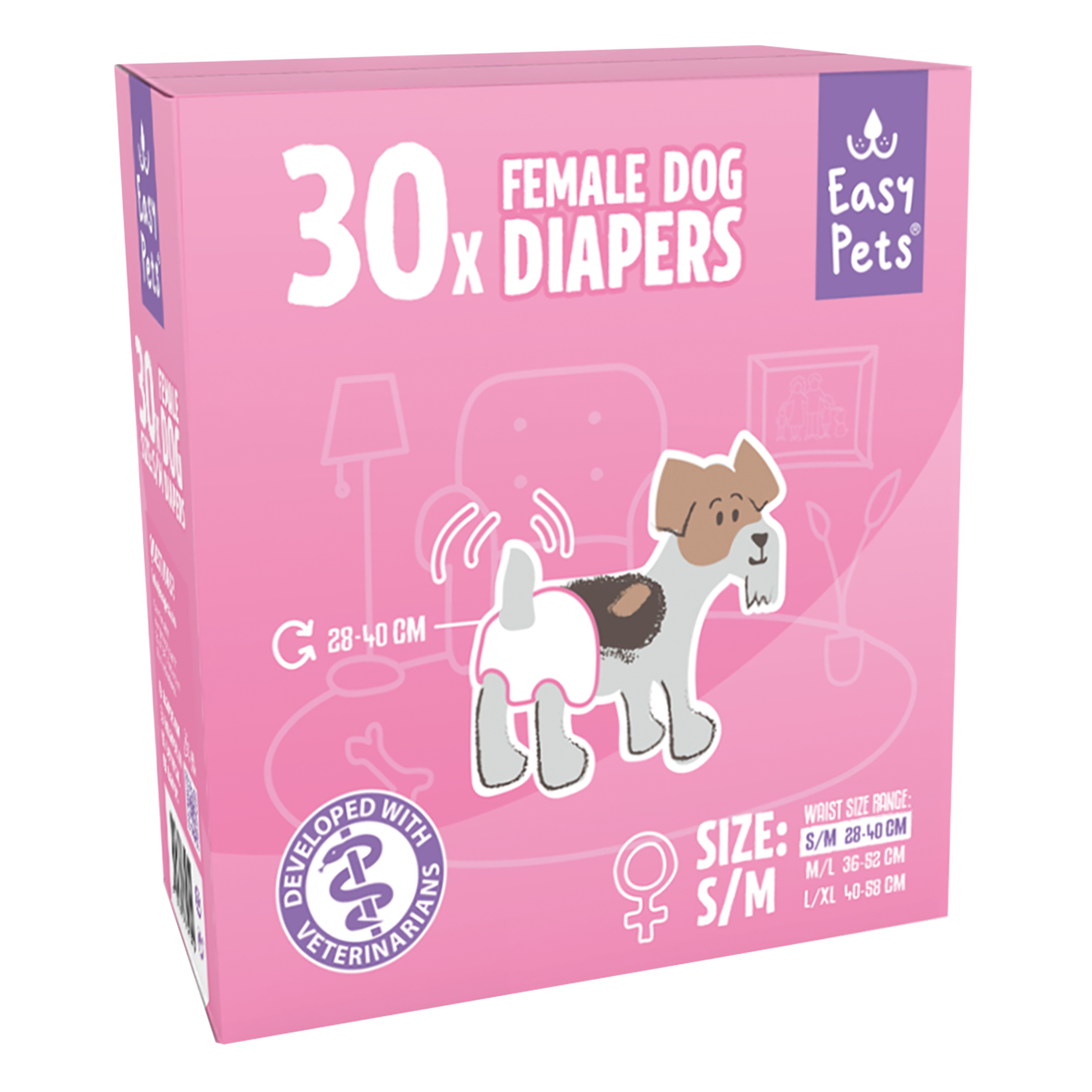 EASYPETS HONDENLUIERS TEEF S/M 30 STK.