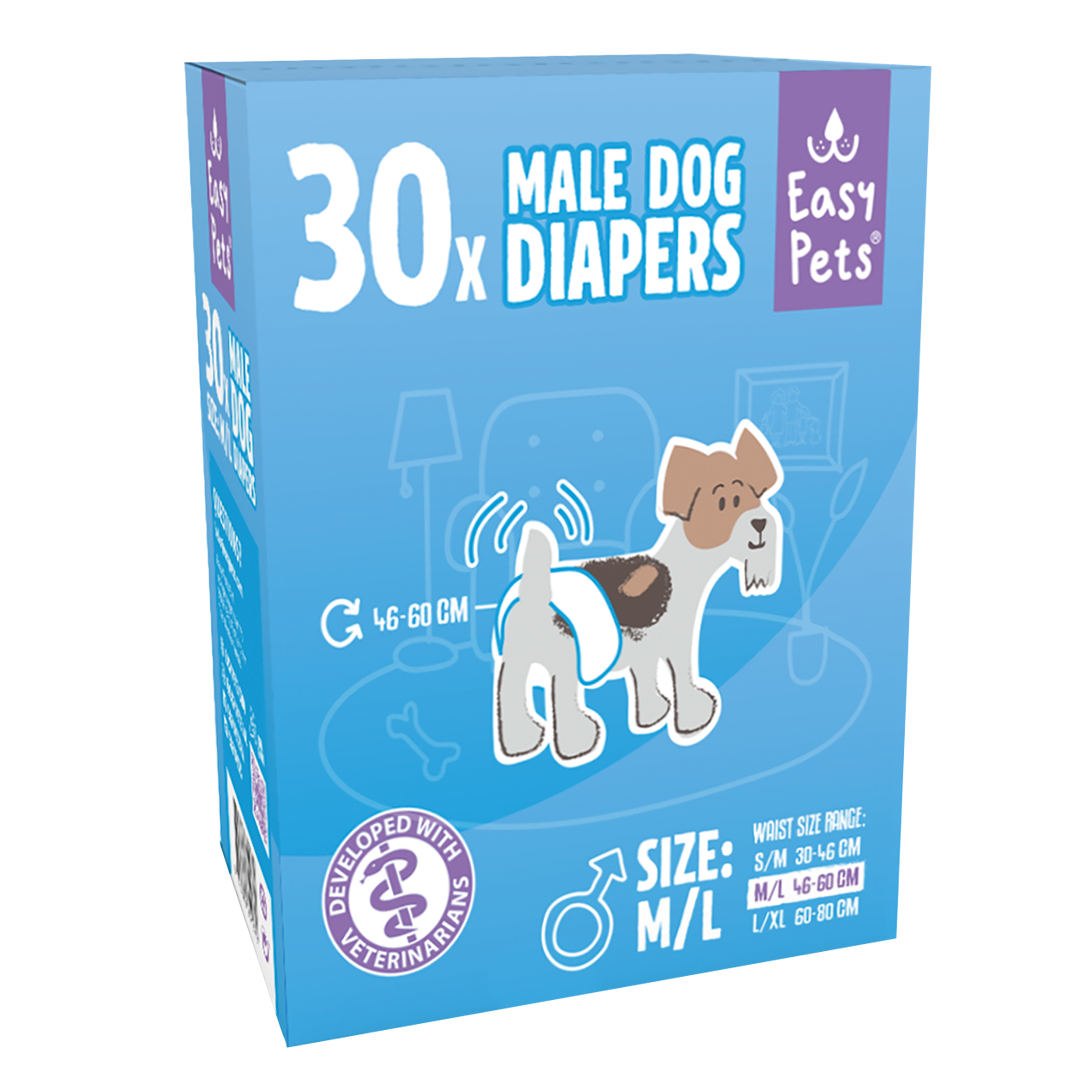 EASYPETS HONDENLUIERS REU M/L 30 STK.