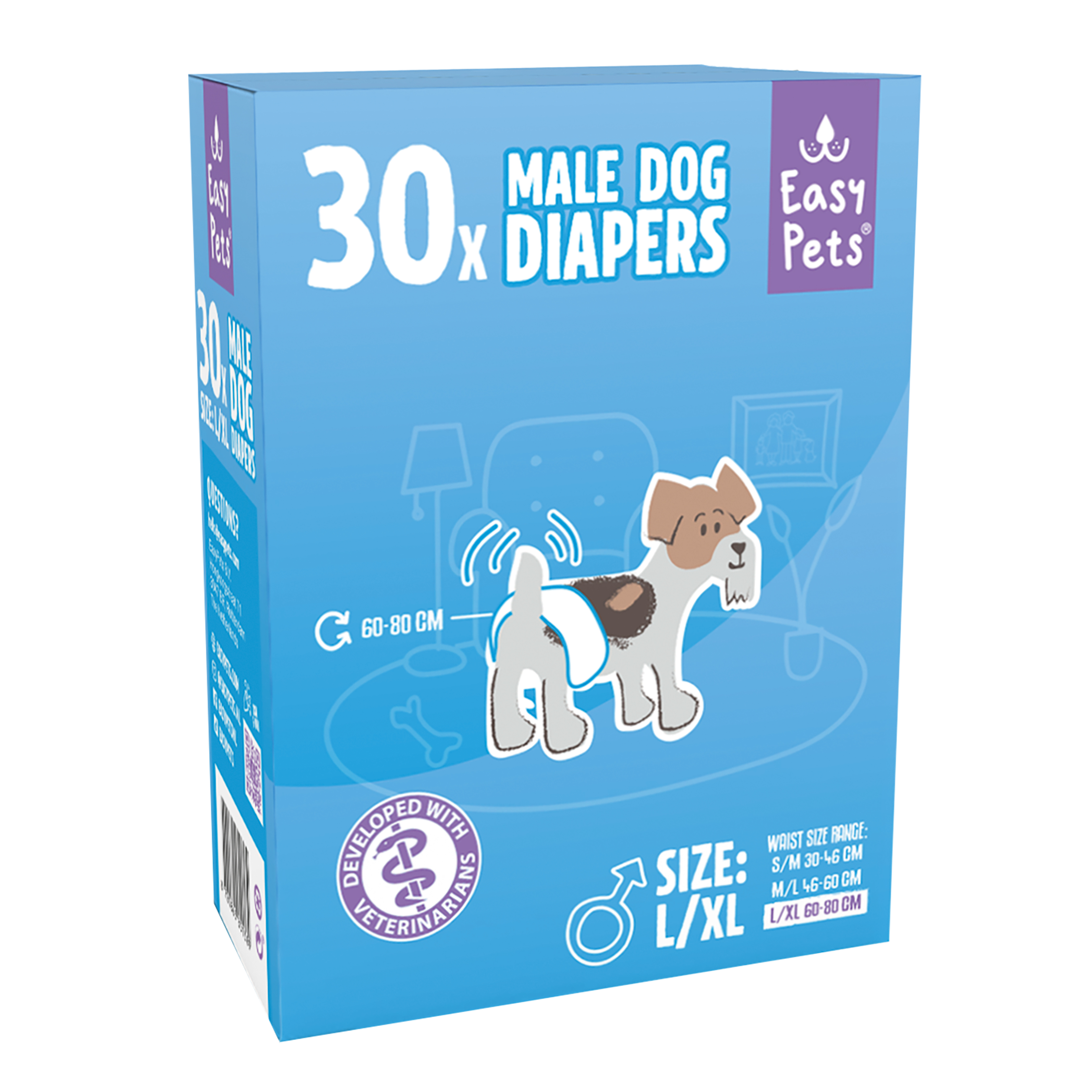 EASYPETS HONDENLUIERS REU L/XL 30 STK.
