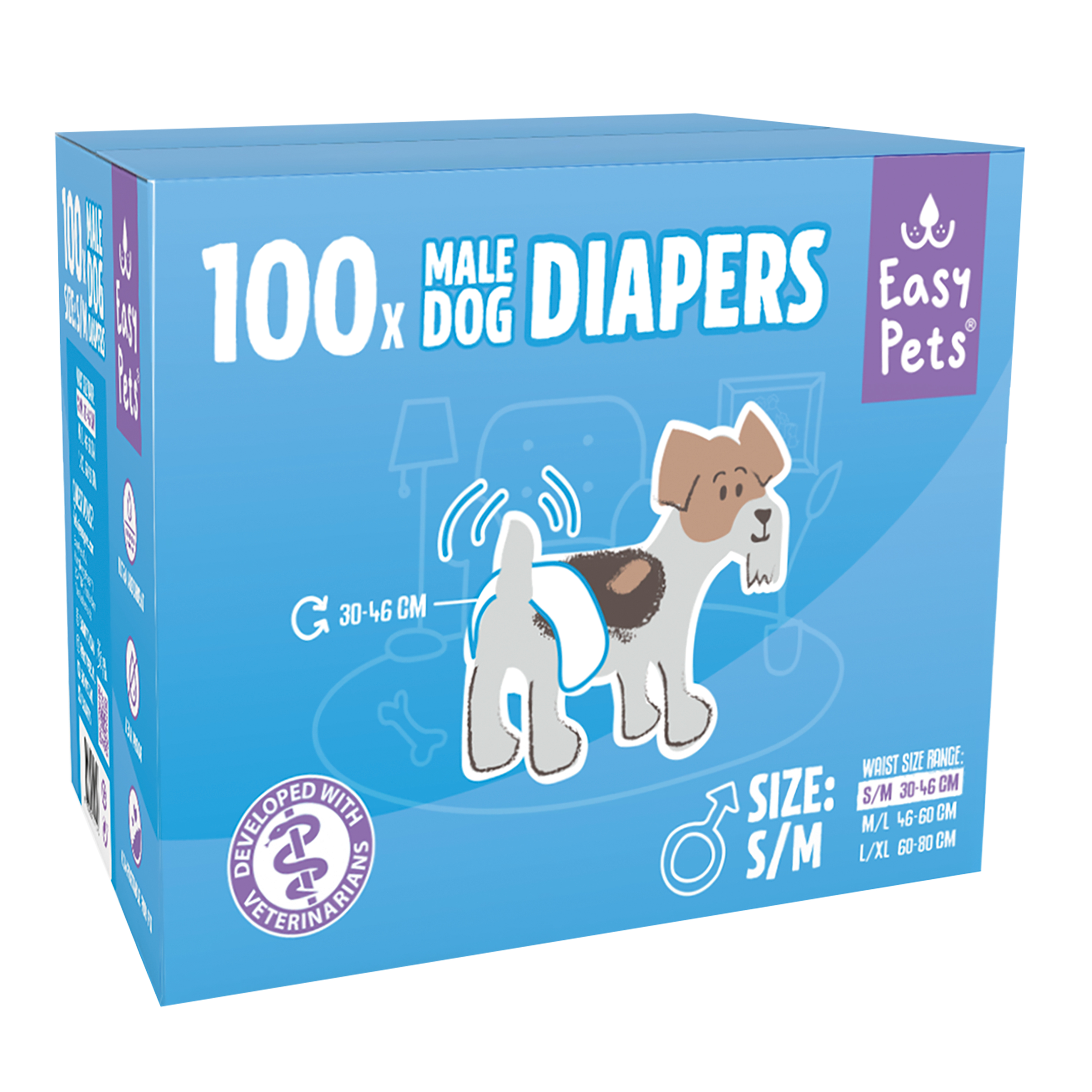 EASYPETS HONDENLUIERS REU S/M 100 STK.