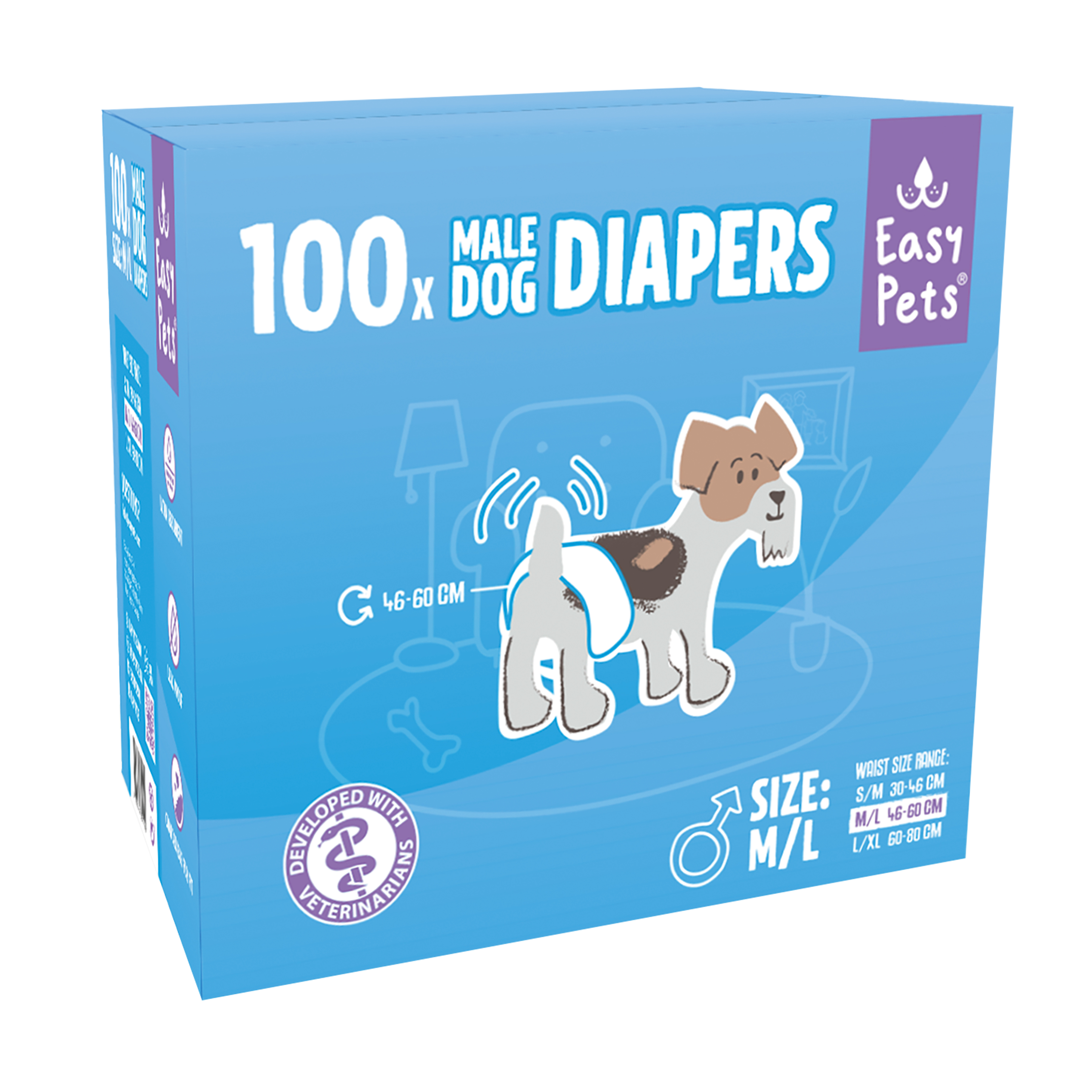 EASYPETS HONDENLUIERS REU M/L 100 STK.