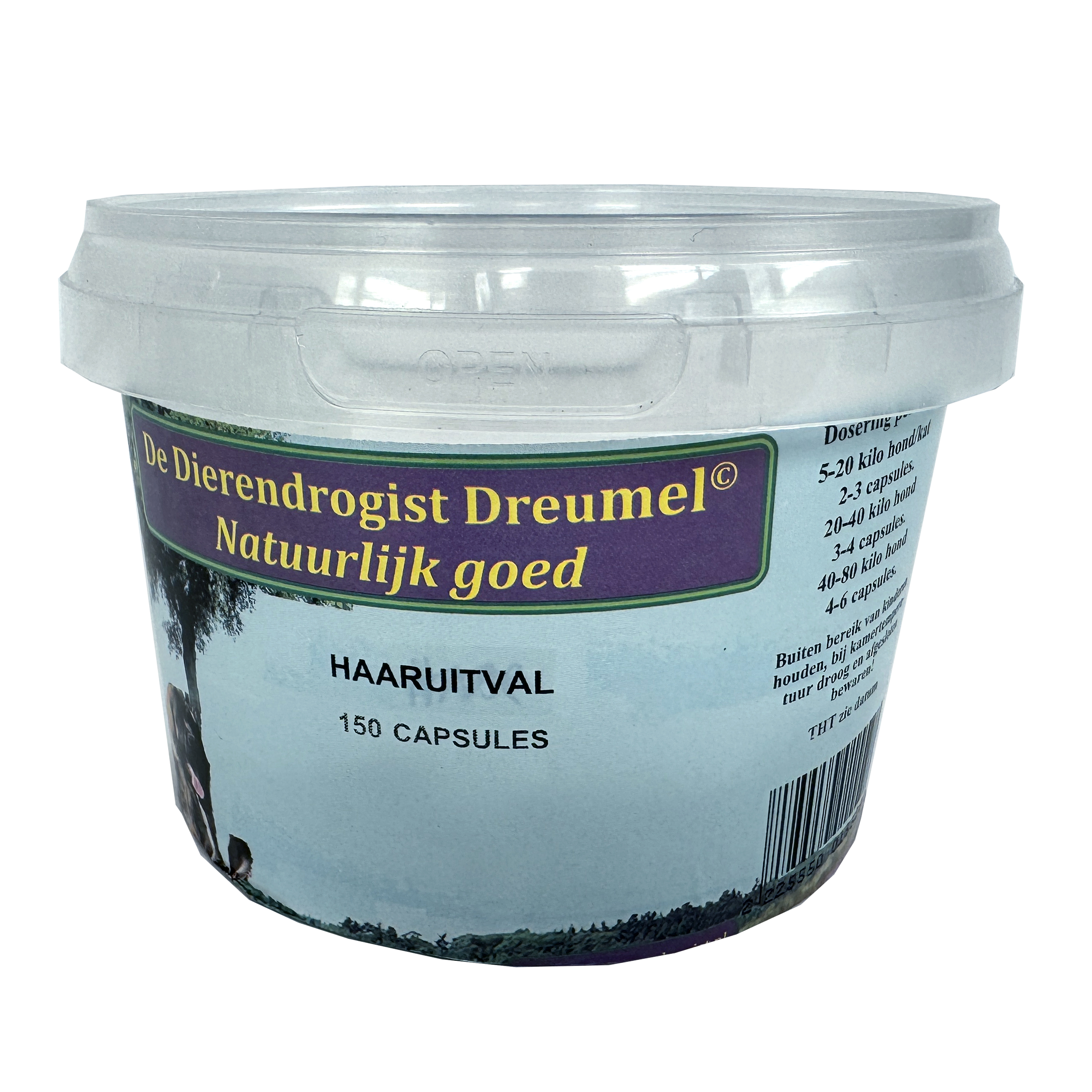 DIERENDROGIST BIJ HAARUITVAL KAPSELN 150 STK.