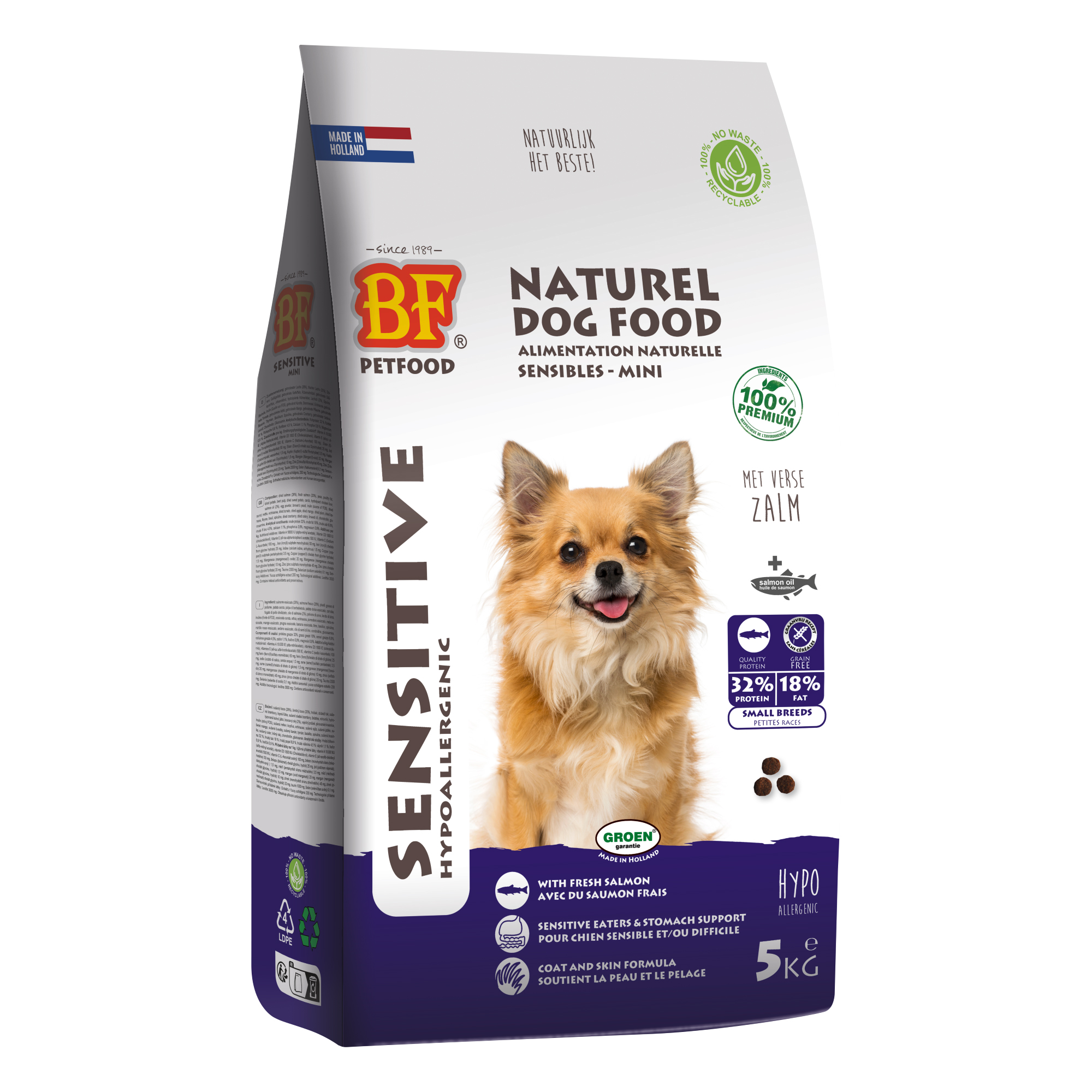 BF PETFOOD ADULT SENSITIV SMALL BREIT 5 KG