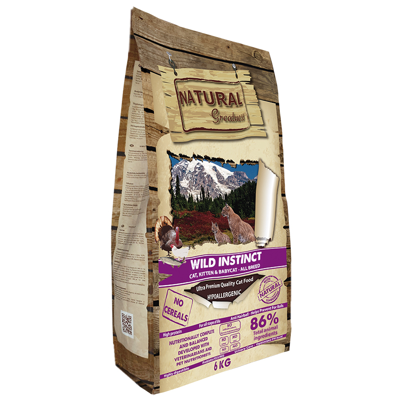 NATURAL GREATNESS WILD INSTINCT BABY/KITTEN 6 KG