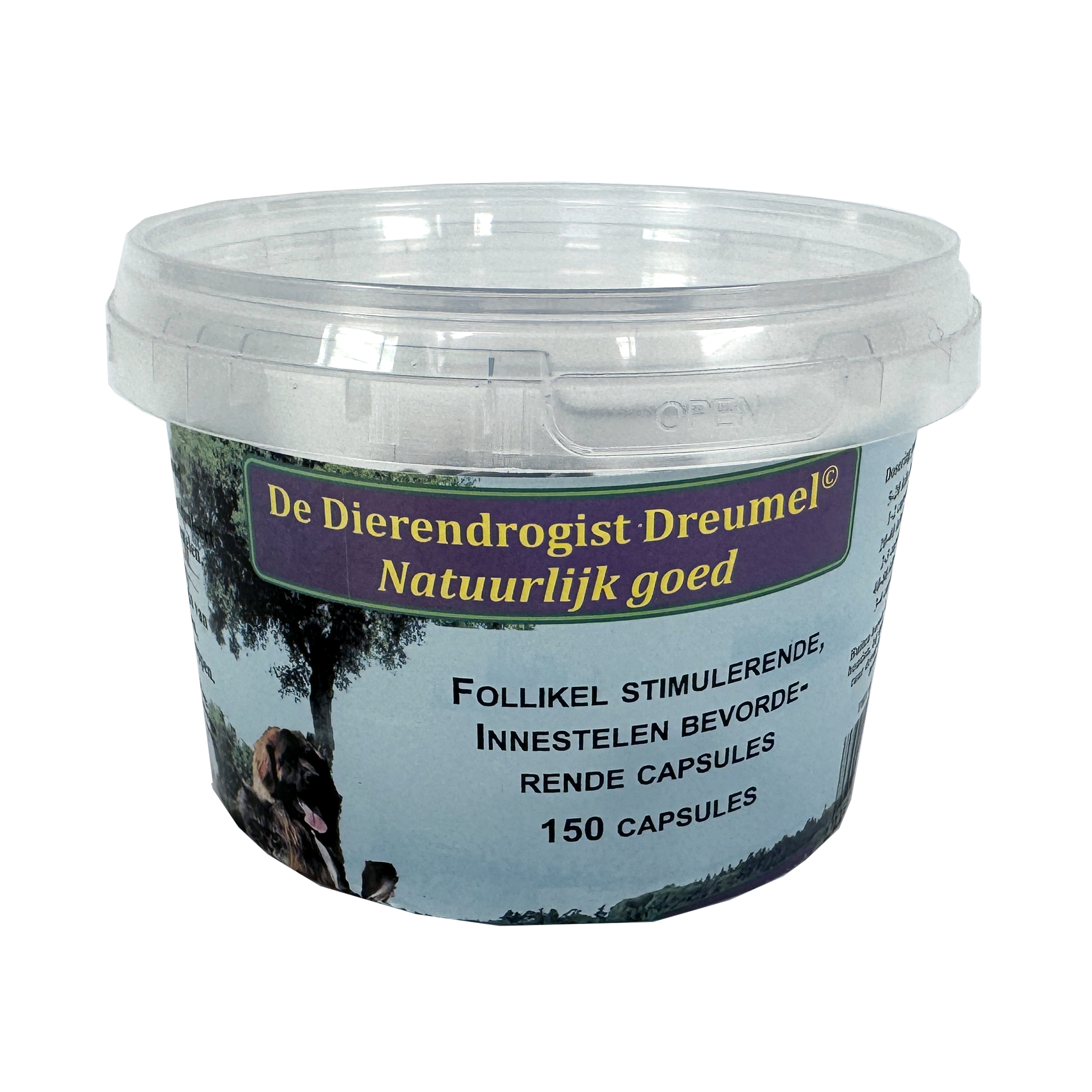 DIERENDROGIST FOLLIKEL STIMULEREND/INNESTELEN BEVORDERENDE KAPSELN 150 STK.