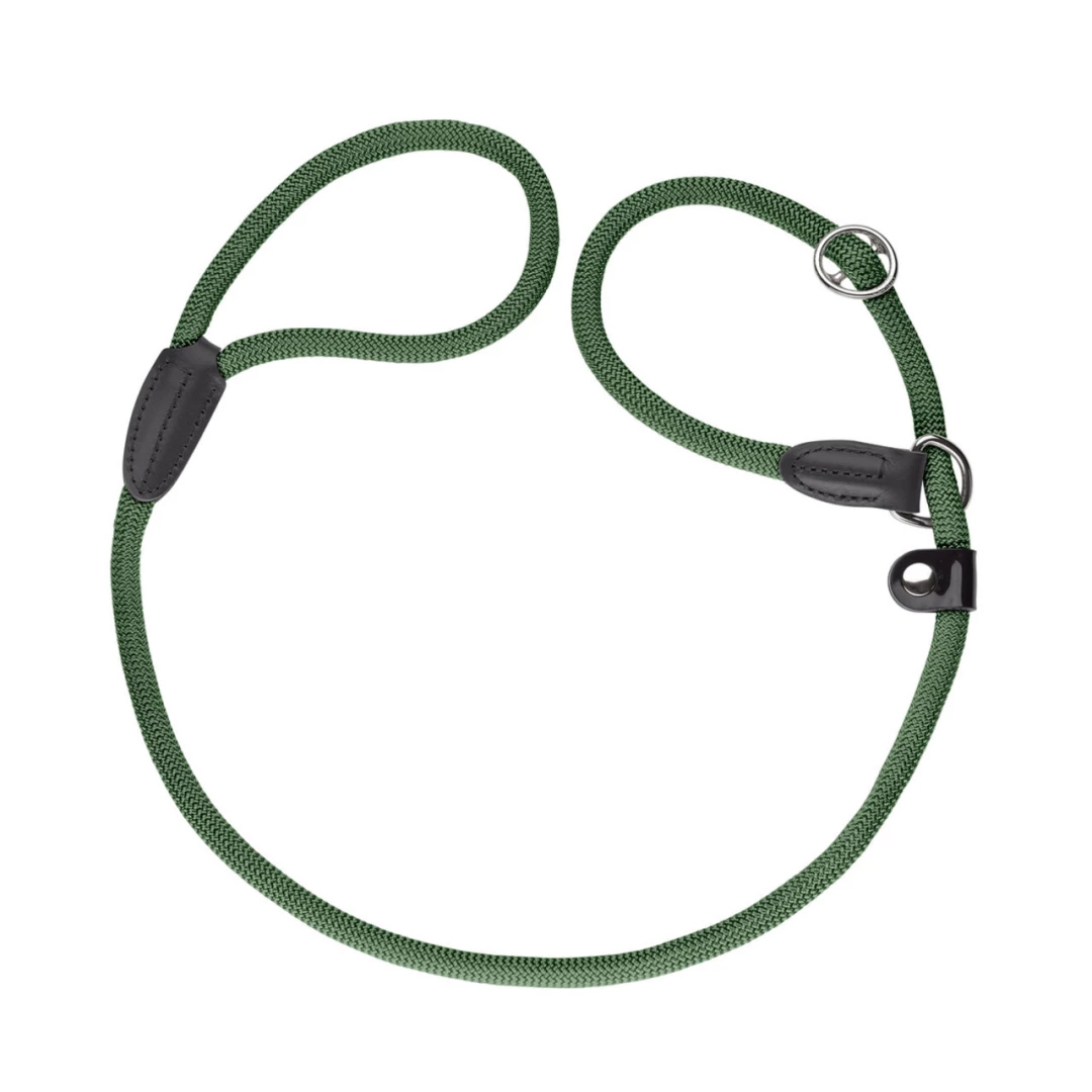 HUNTER RETRIEVERLEINE MIT STOP FREESTYLE DUNKELGRUEN 170X1 CM