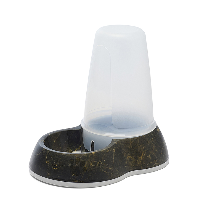 SAVIC DRINKBAK LOOP MARBLE SCHWARZ/GOUD 26X17,5X23 CM 1,5 L