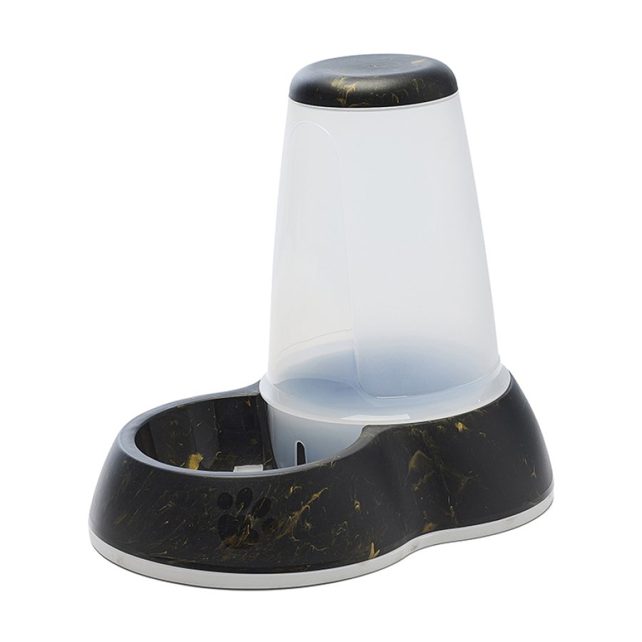 SAVIC DRINKBAK LOOP MARBLE SCHWARZ/GOUD 32,5X22X29 CM 3 L