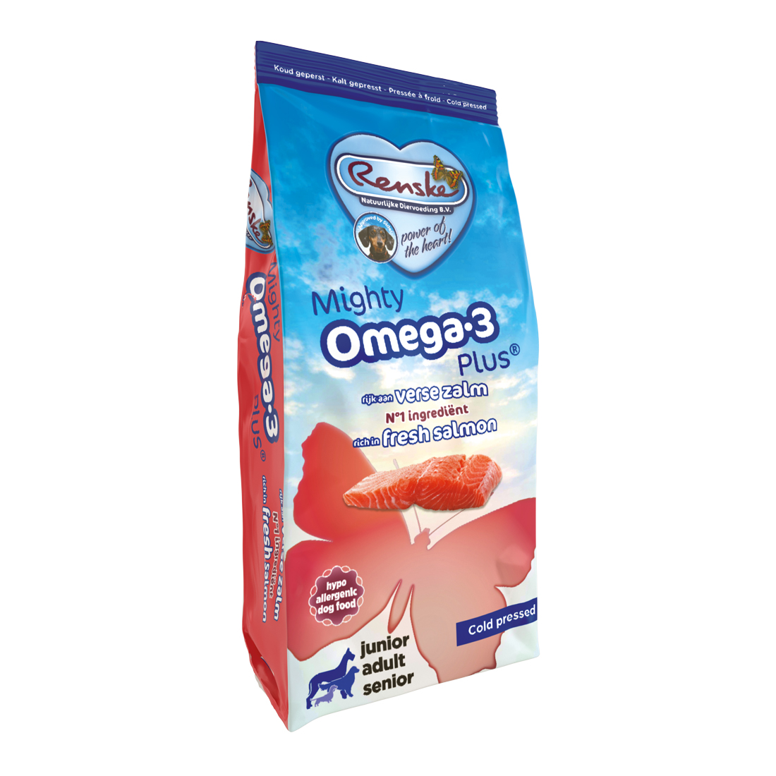 RENSKE MIGHTY OMEGA PLUS LACHS GEPERST HYPOALLERGEEN 6,5 KG