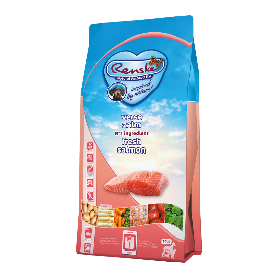 RENSKE SUPER PREMIUM ADULT LACHS GRAANVRIJ HYPOALLERGEEN 6,5 KG