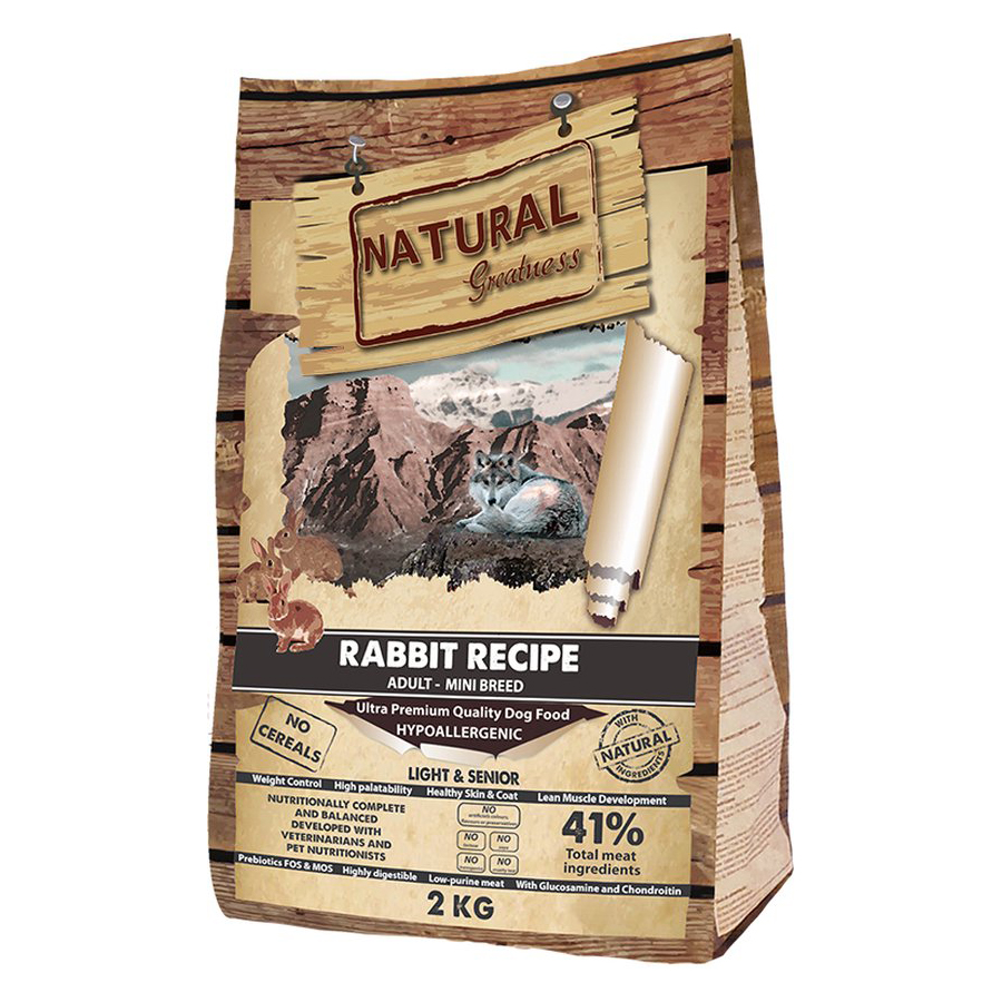 NATURAL GREATNESS RABBIT SENIOR/LIGHT MINI 2 KG