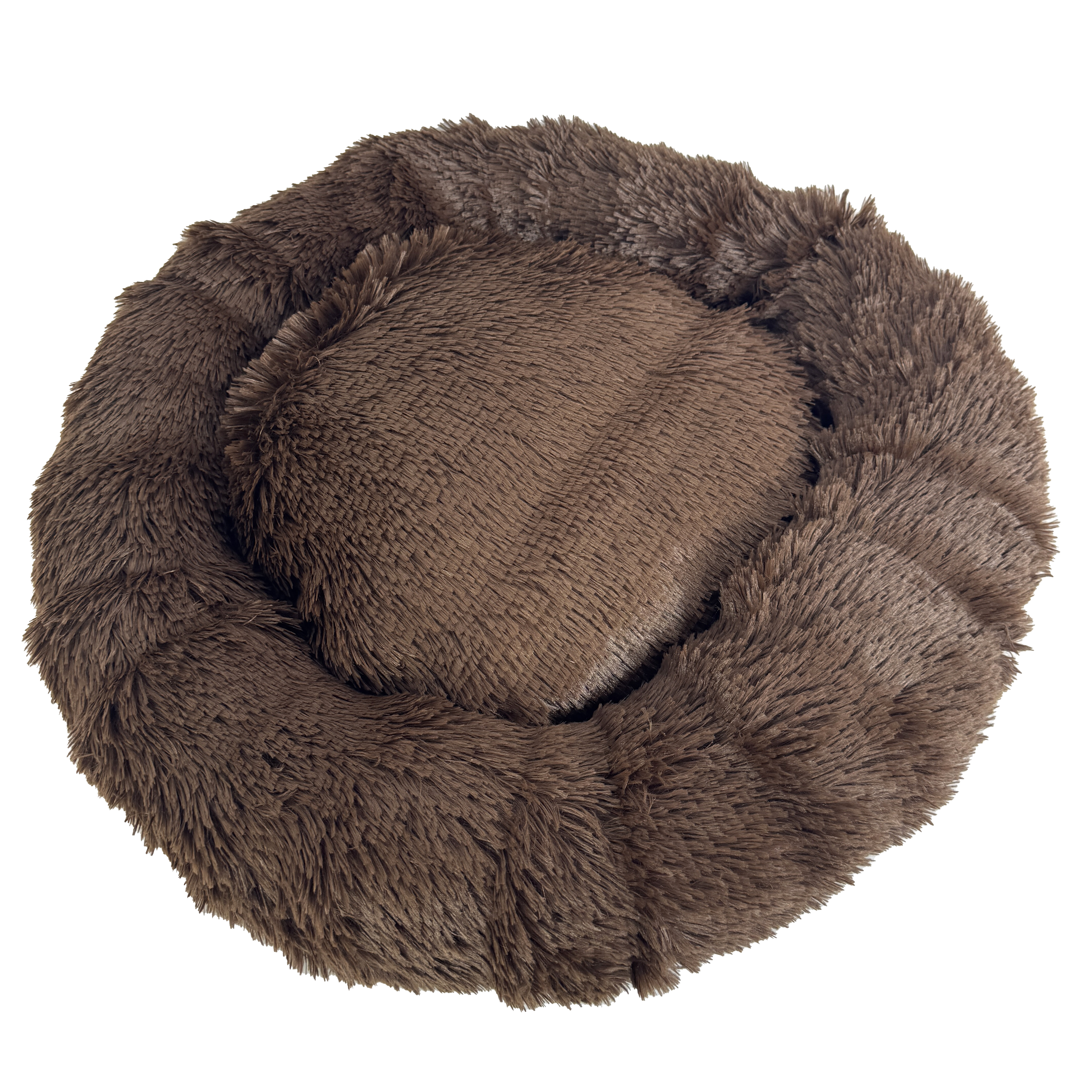 SAZZZ HUNDEKORB FLUFFY BRAUN 65X65X15 CM