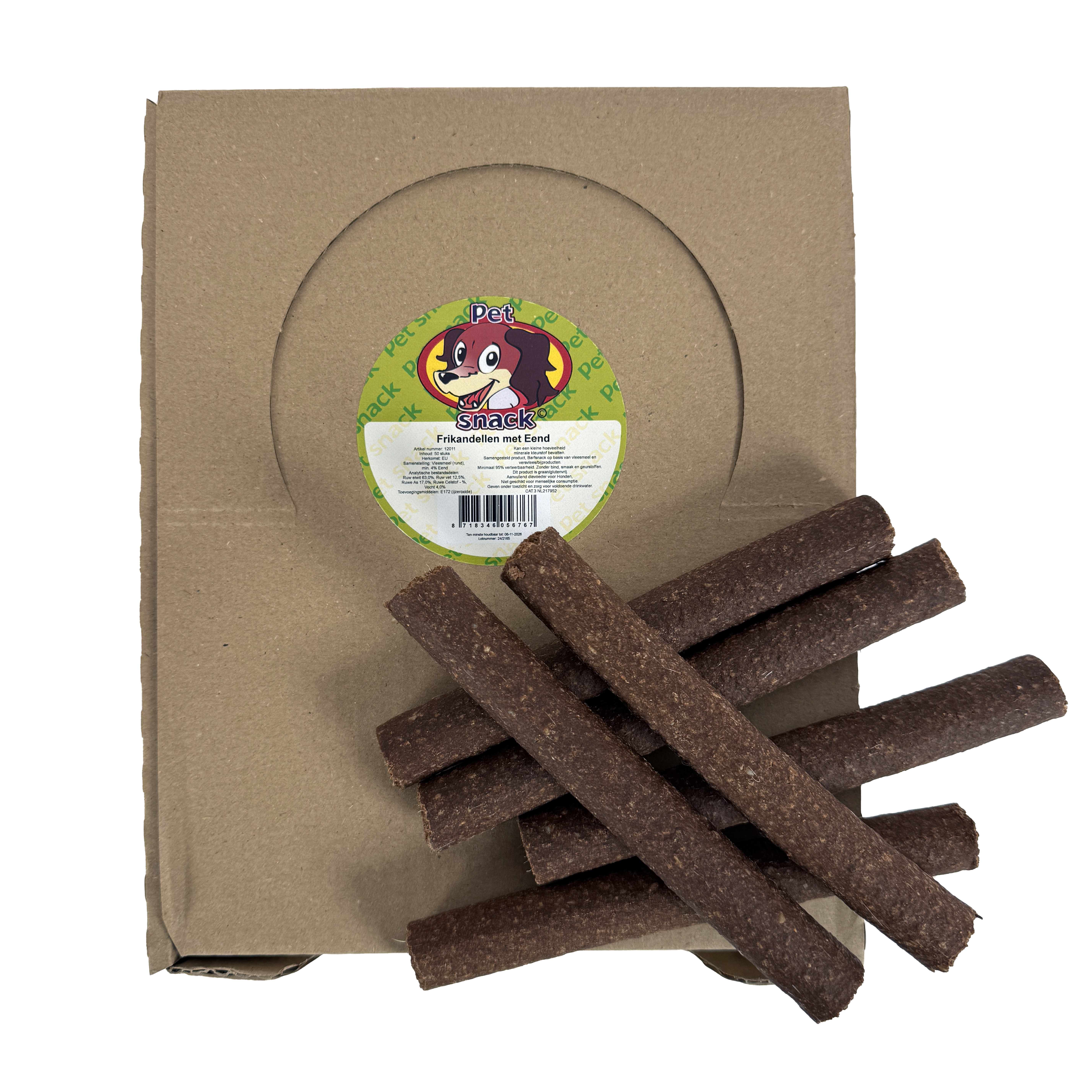 PETSNACK STICKS FRICANDEL MIT ENTE 50 STK.