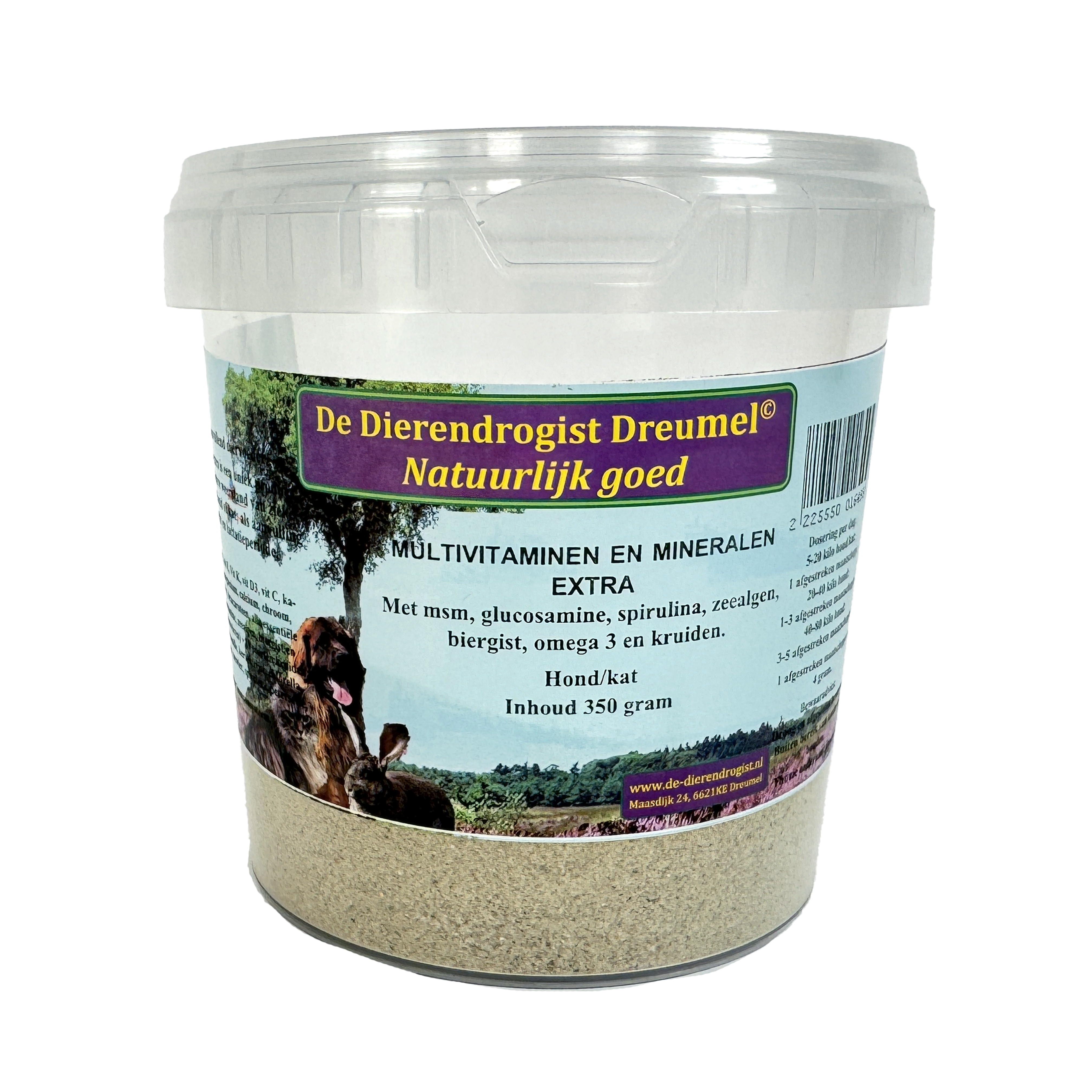 DIERENDROGIST MULTIVITAMINEN UND MINERALEN EXTRA 350 G