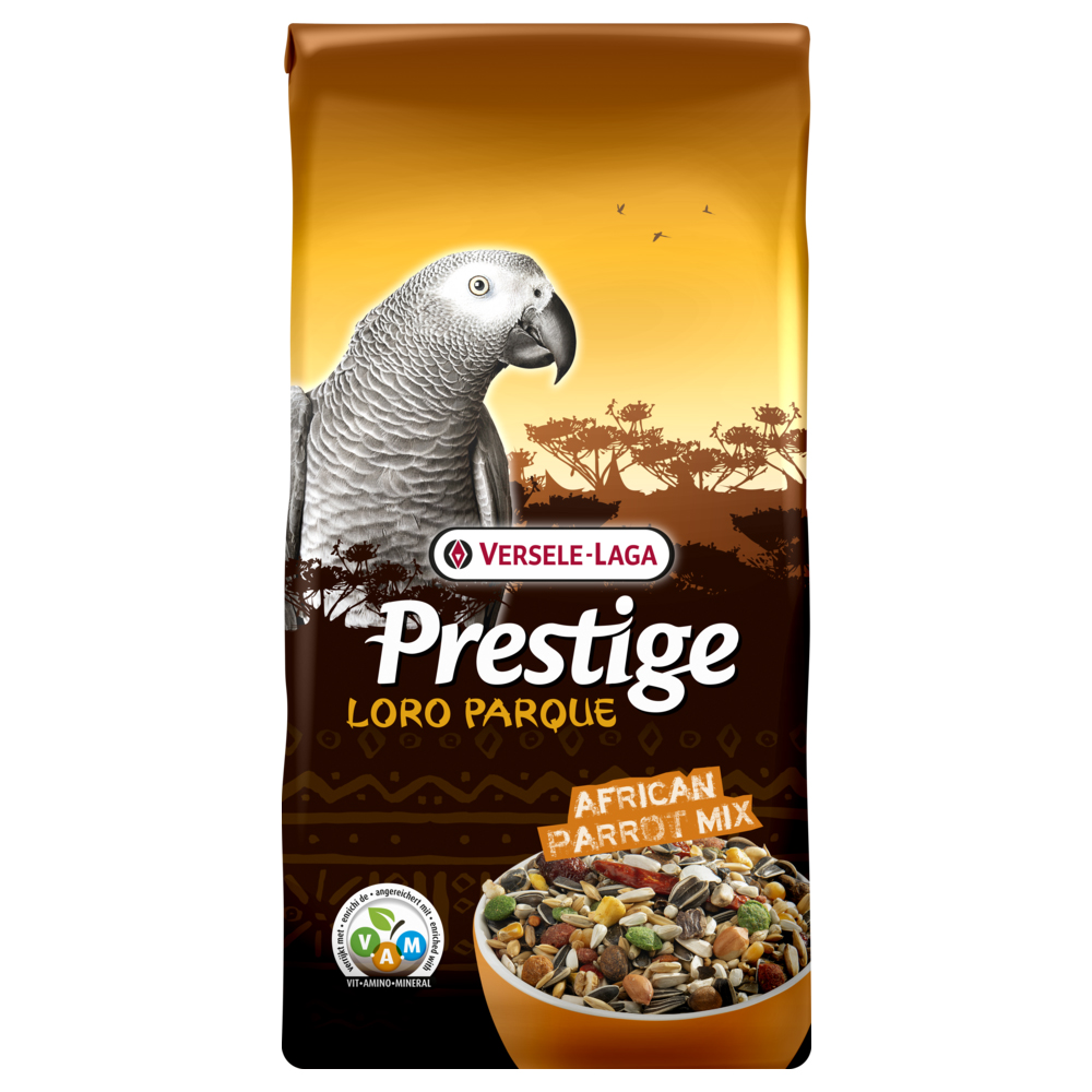PRESTIGE PREMIUM AFRIKAANSE PAPEGAAI MIT RODE PEPERS 10 KG