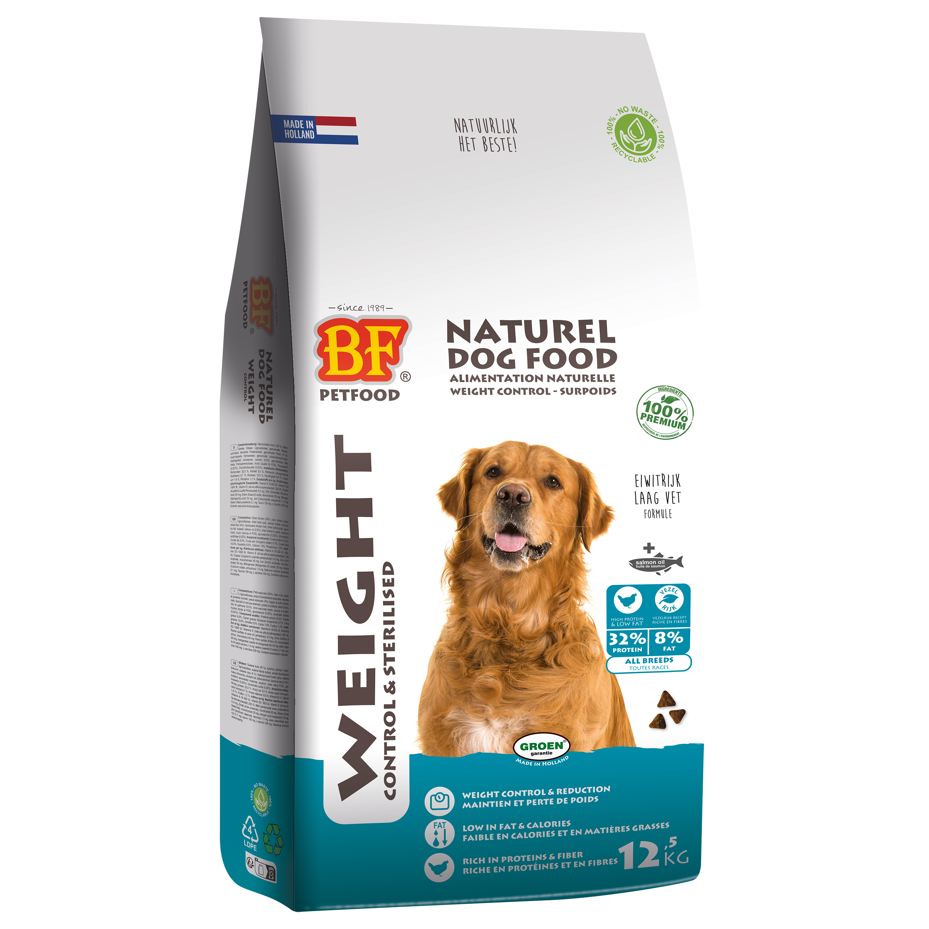 BF PETFOOD WEIGHT KONTROLLE 12,5 KG