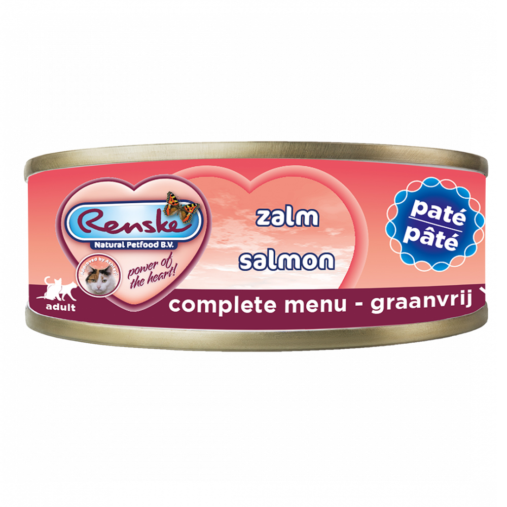 RENSKE KATZE FRISCH BEREID PATE LACHS GRAANVRIJ 24X70 G