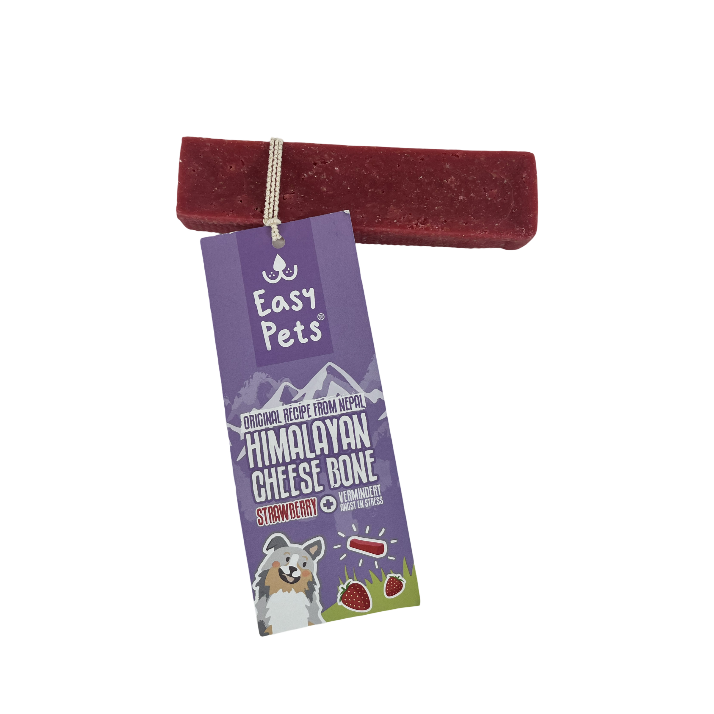 EASYPETS HIMALAYAN CHEESE BONE KAAS KNOCHEN AARDBEI L