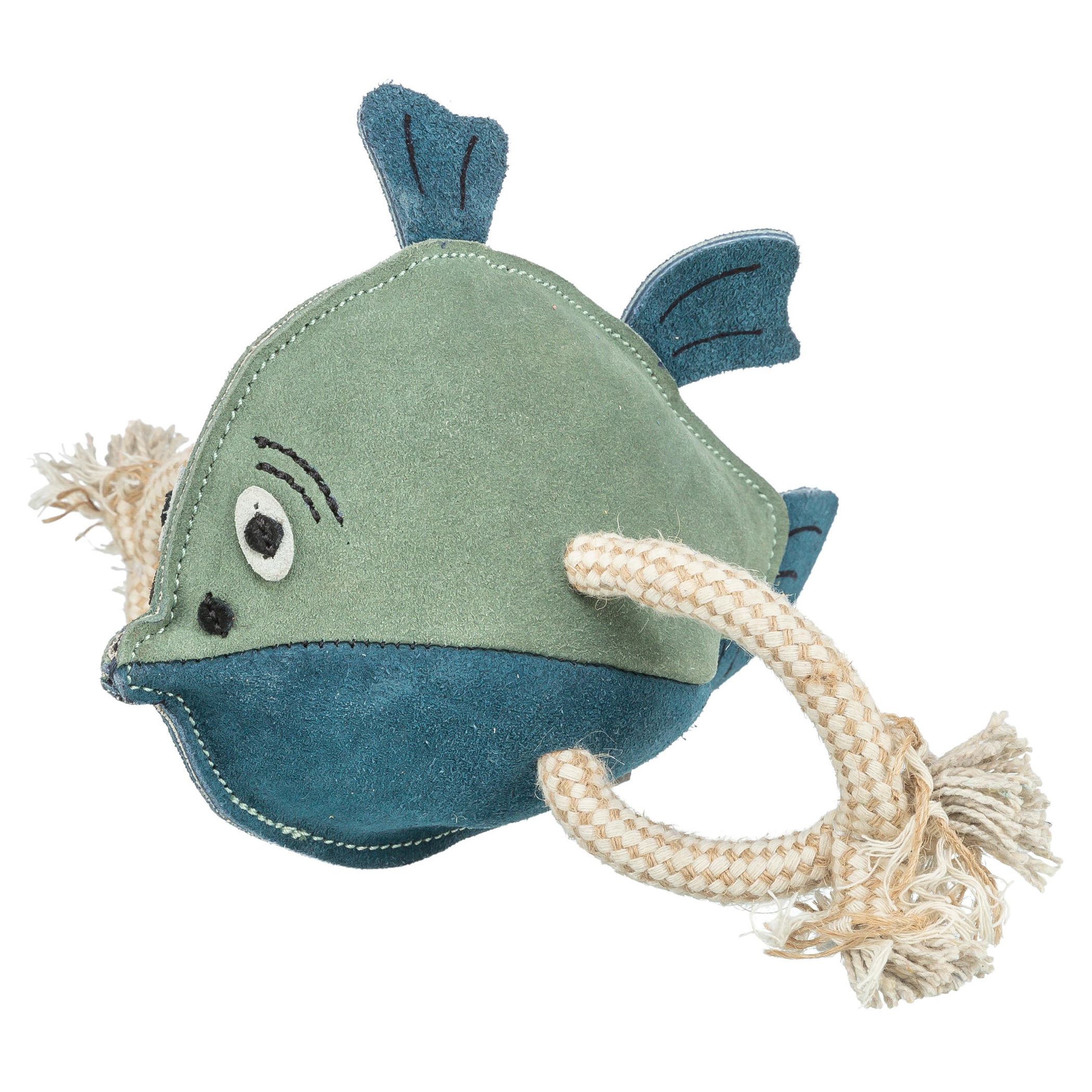 TRIXIE FISCH LEDER MIT TOUW 28 CM