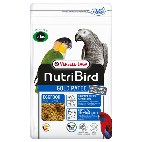 ORLUX GOLD PATEE EIFUTTER GROSS PARKIET/PAPEGAAI 1 KG