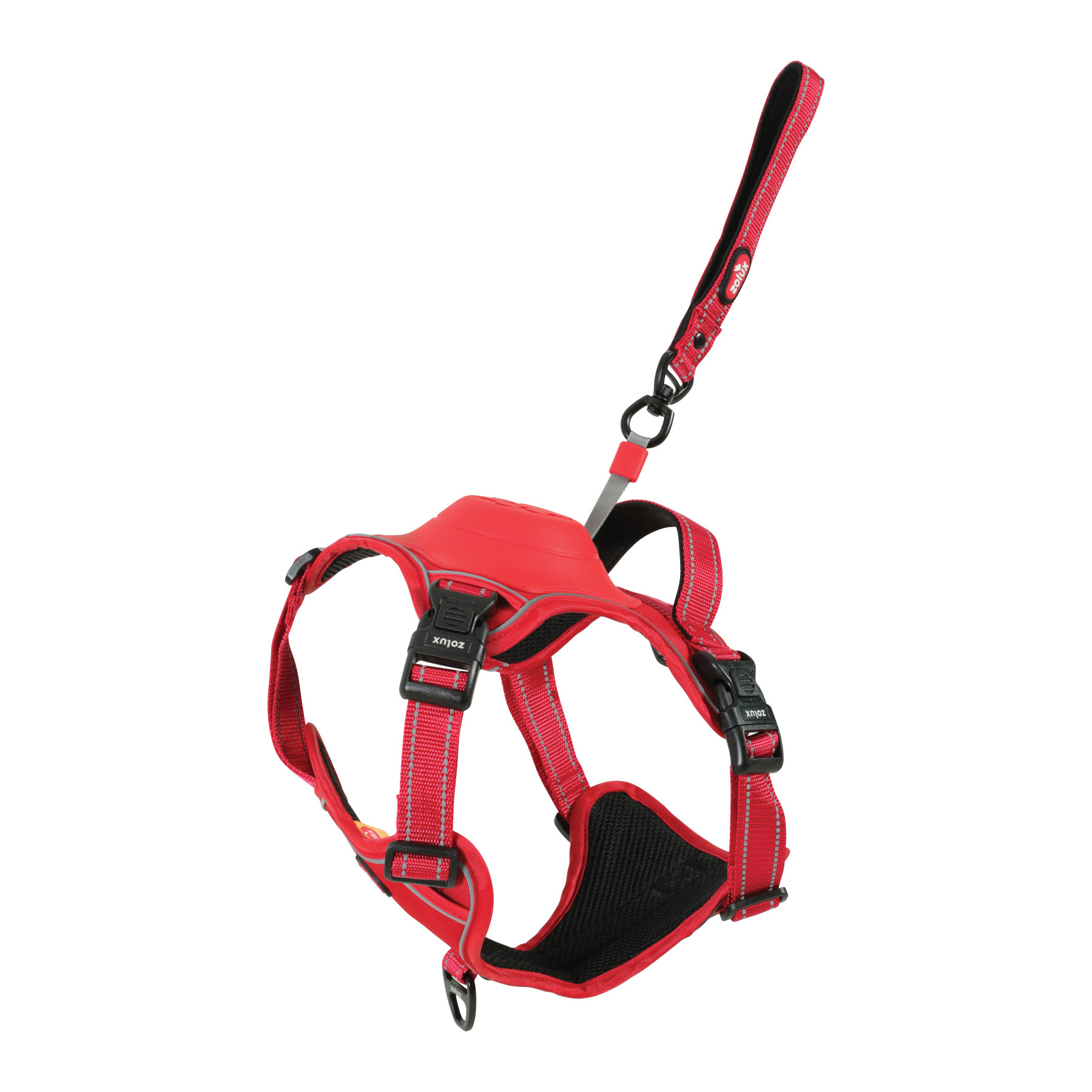 ZOLUX EASYRIDE HUNDEGESCHIRR ROT M 41-57X55-67 CM
