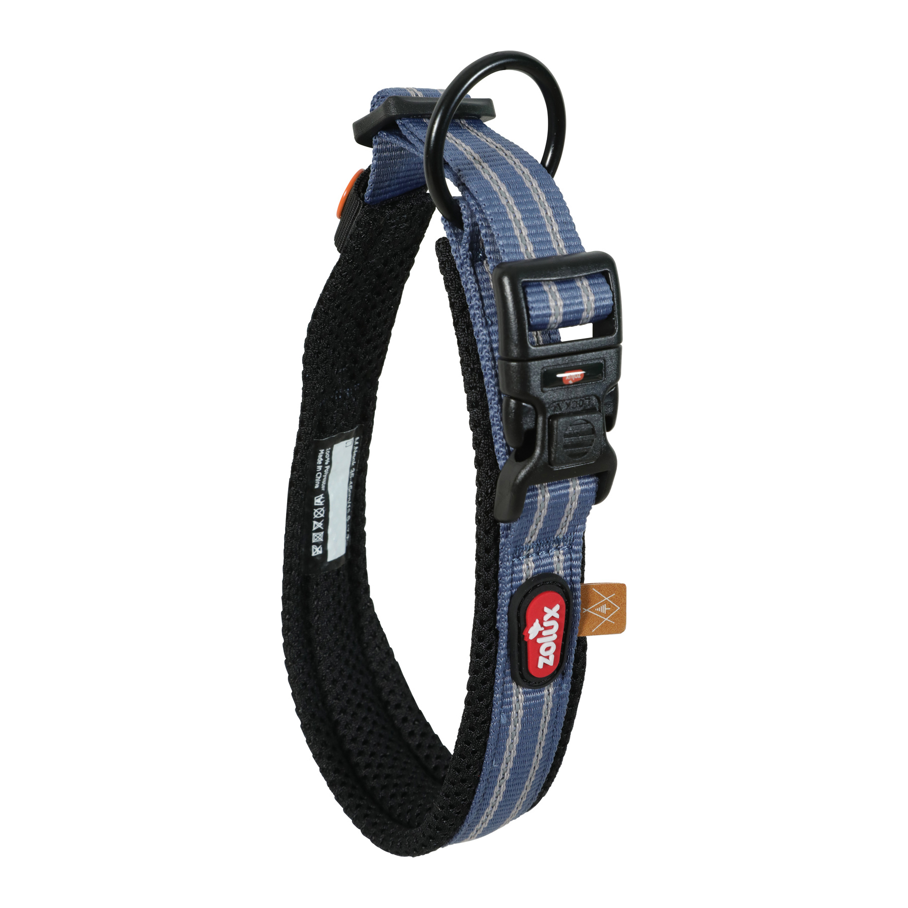 ZOLUX BVK HALSBAND HUND BLAU L 45-55 CM X 3,5 CM