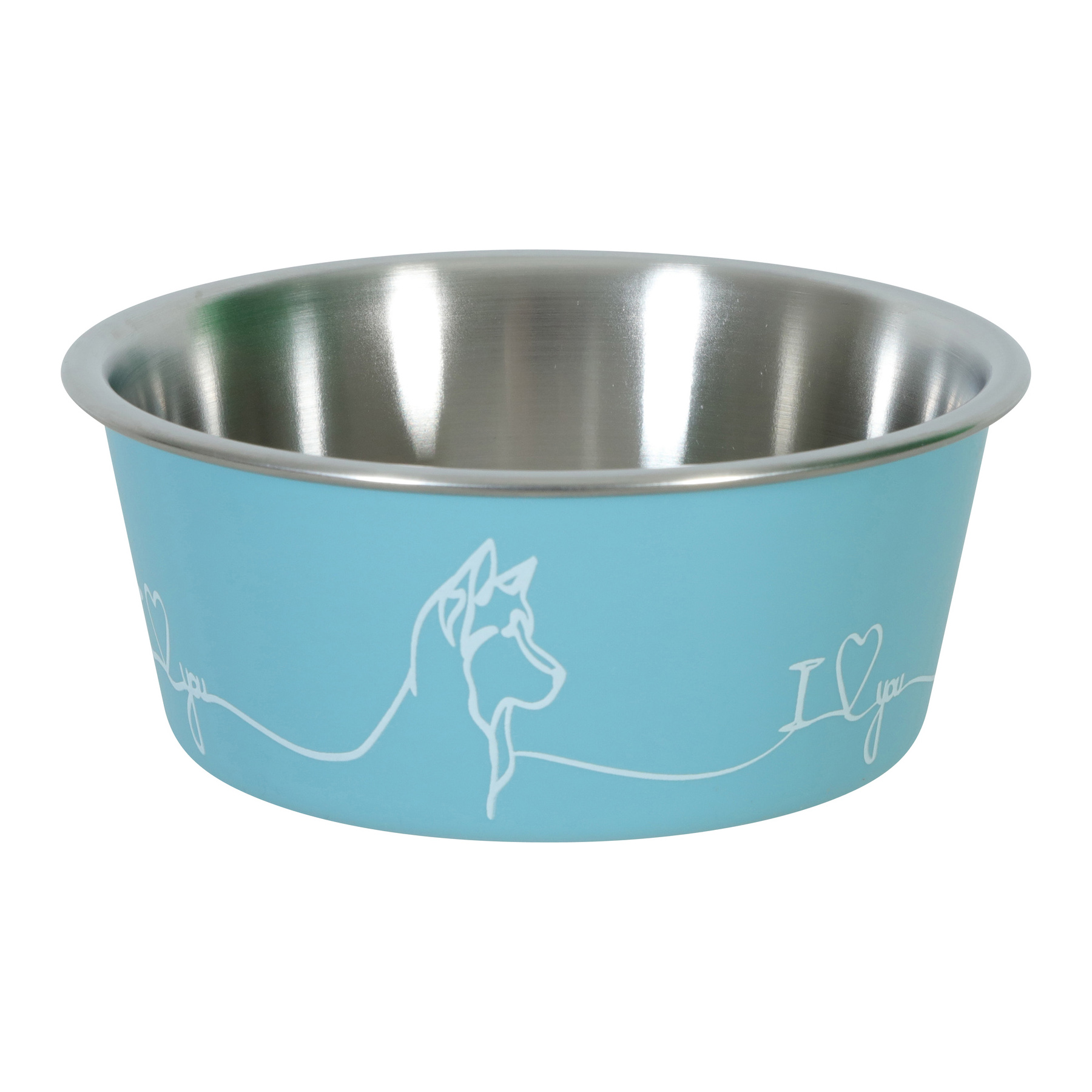 ZOLUX LOVE FUTTERNAPF HUND BLAU 20,6 CM 1.7 L