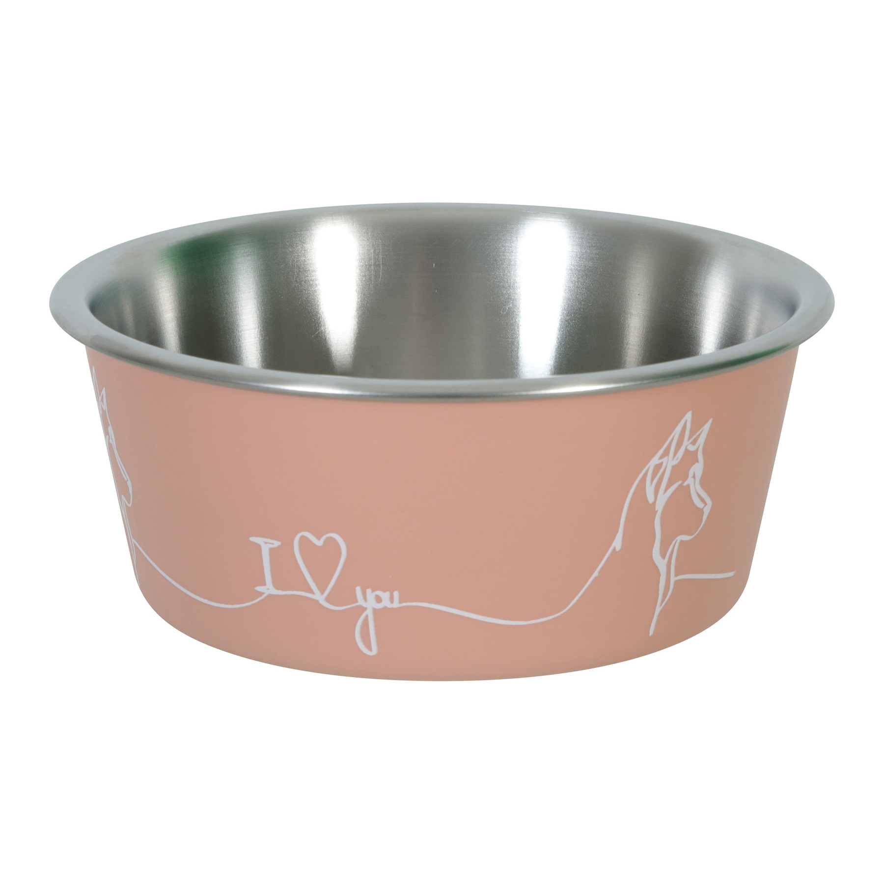 ZOLUX LOVE FUTTERNAPF HUND ROSA 20,6 CM 1.7 L