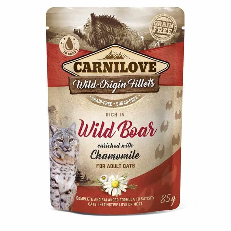 CARNILOVE POUCH WILD BOAR 24X85 G