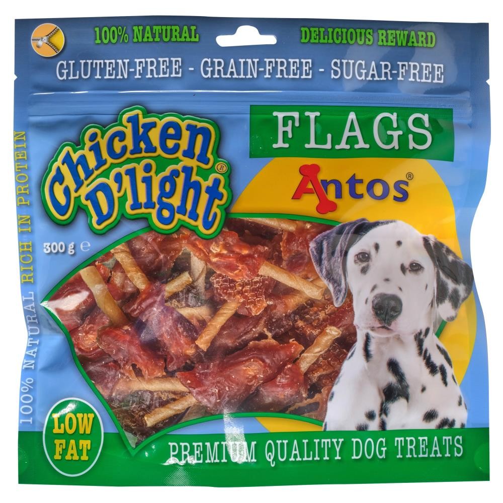 ANTOS CHICKEN D'LIGHT FLAGS 300 G