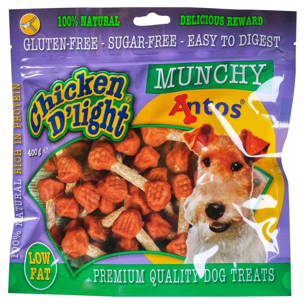 ANTOS CHICKEN D'LIGHT MUNCHY 400 G