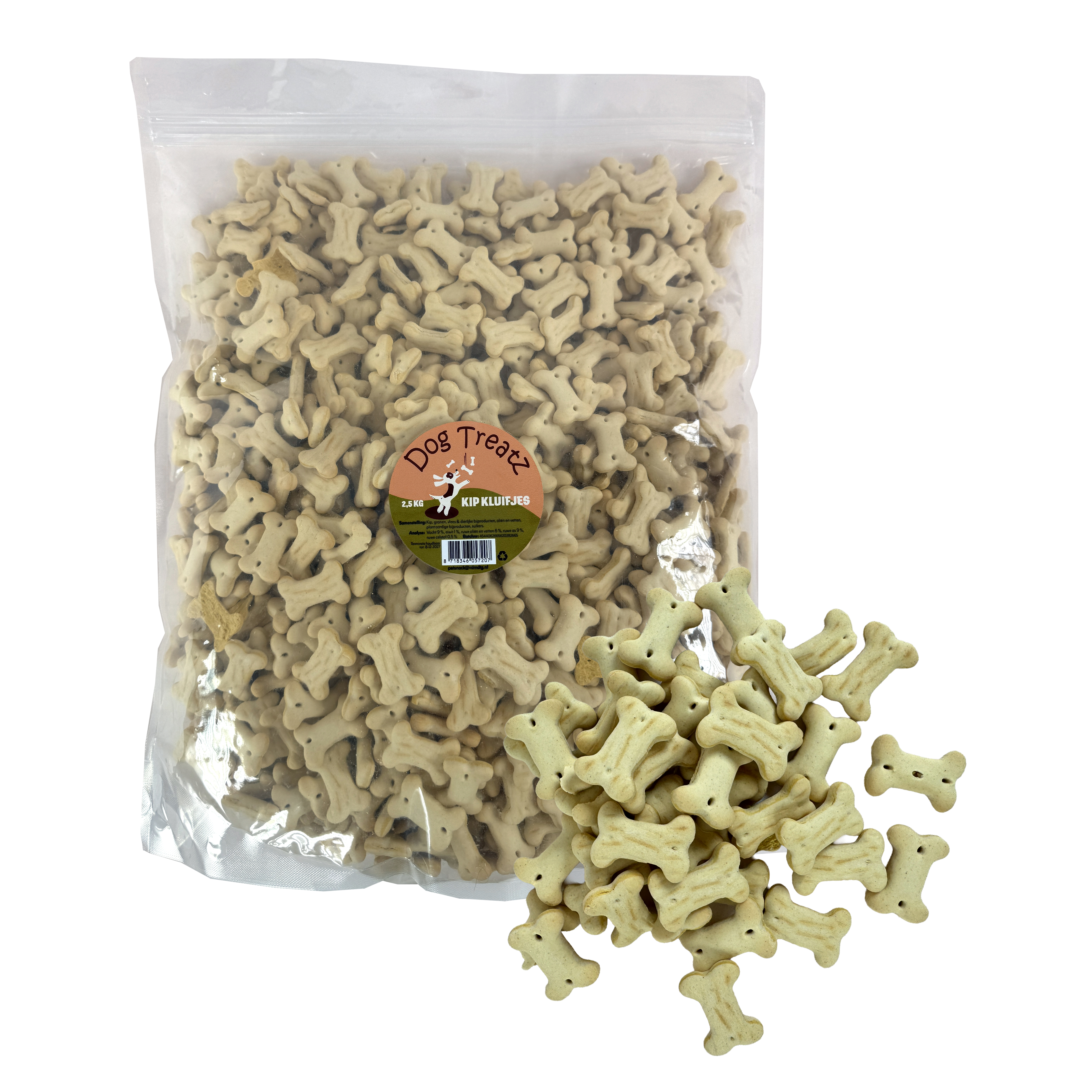 DOG TREATZ HUHN KLUIFJES 2,5 KG
