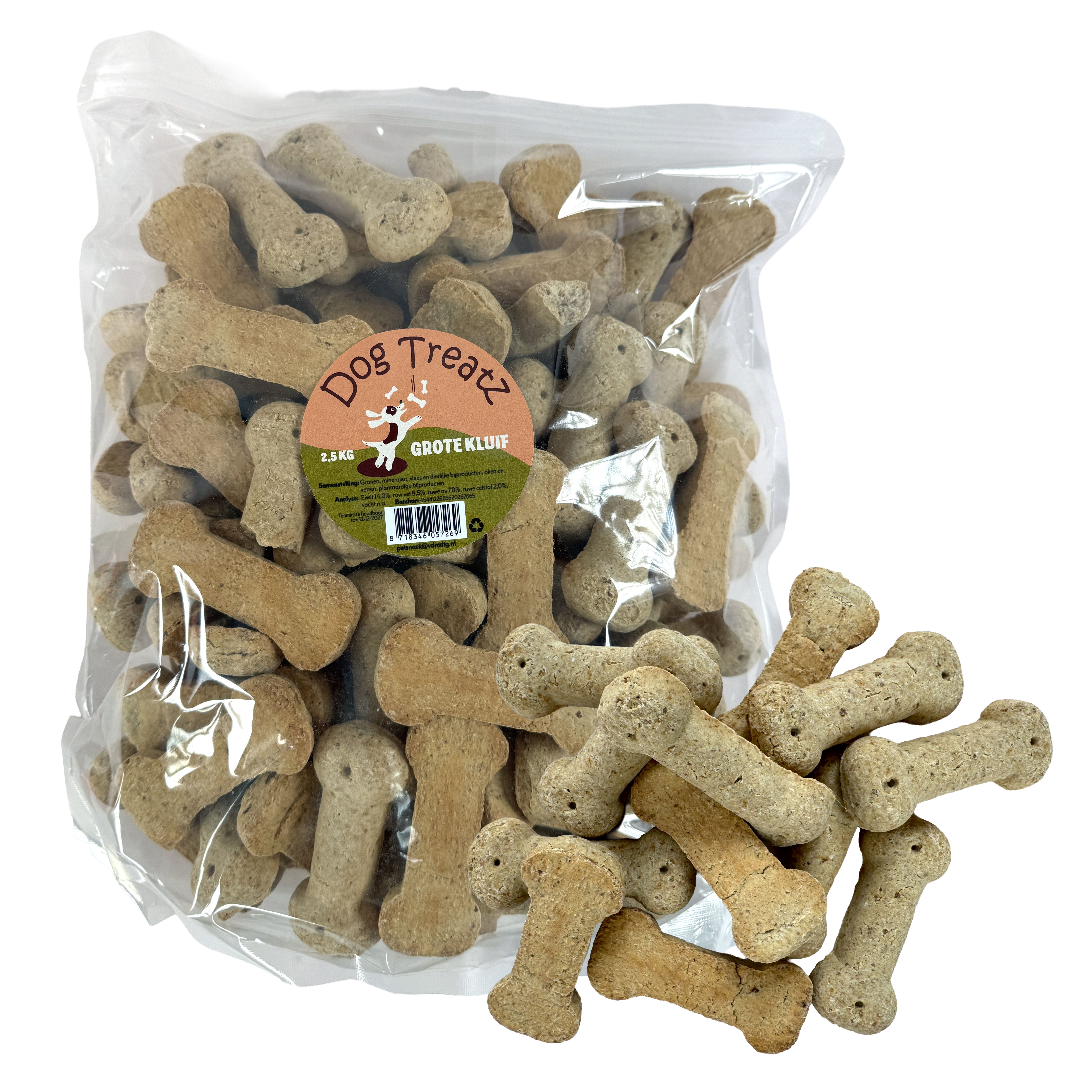 DOG TREATZ GROSS KLUIF 2,5 KG