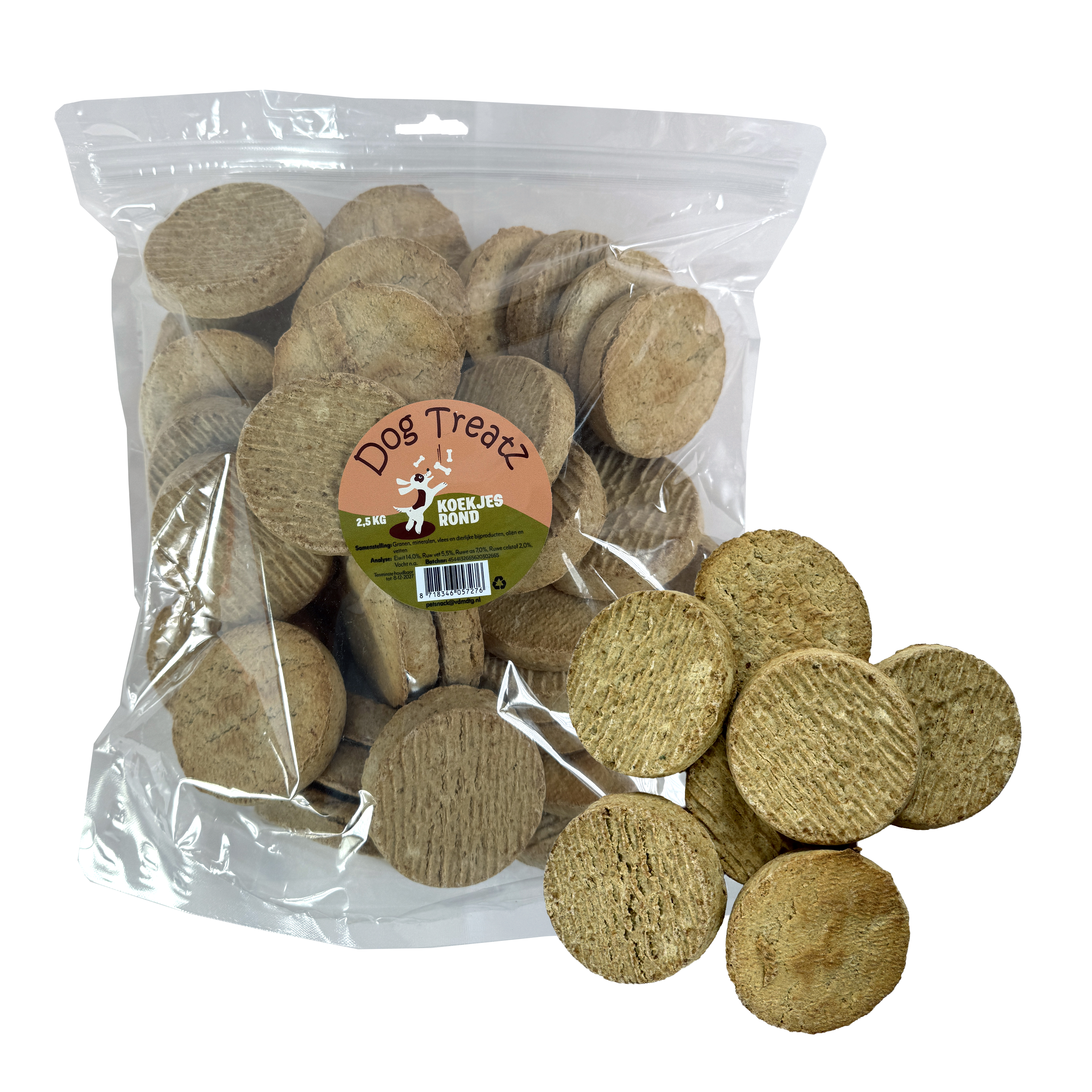 DOG TREATZ KEKSE RUND 2,5 KG