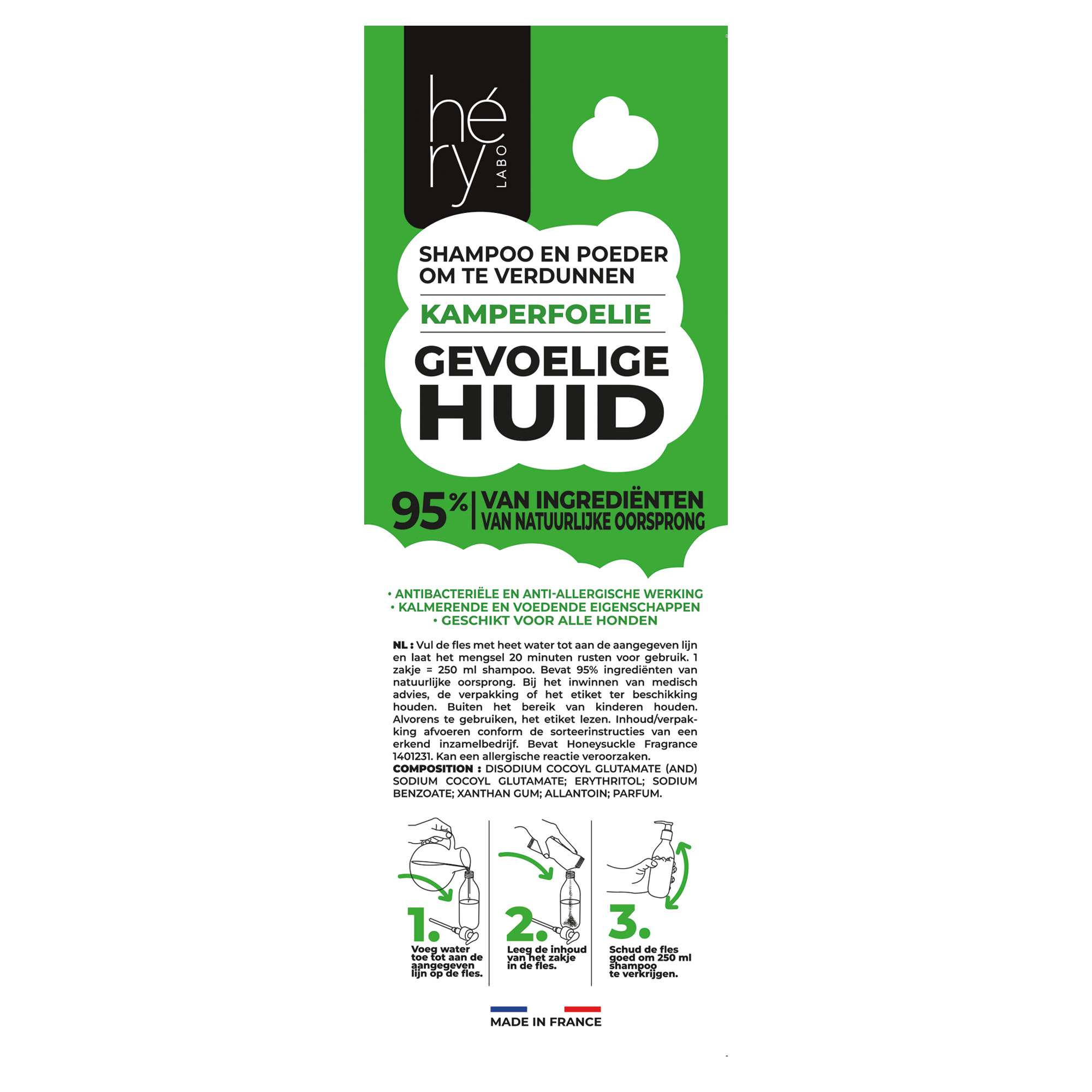 HERY SHAMPOO PULVER SENSITIV GEVOELIGE HAUT 25 G