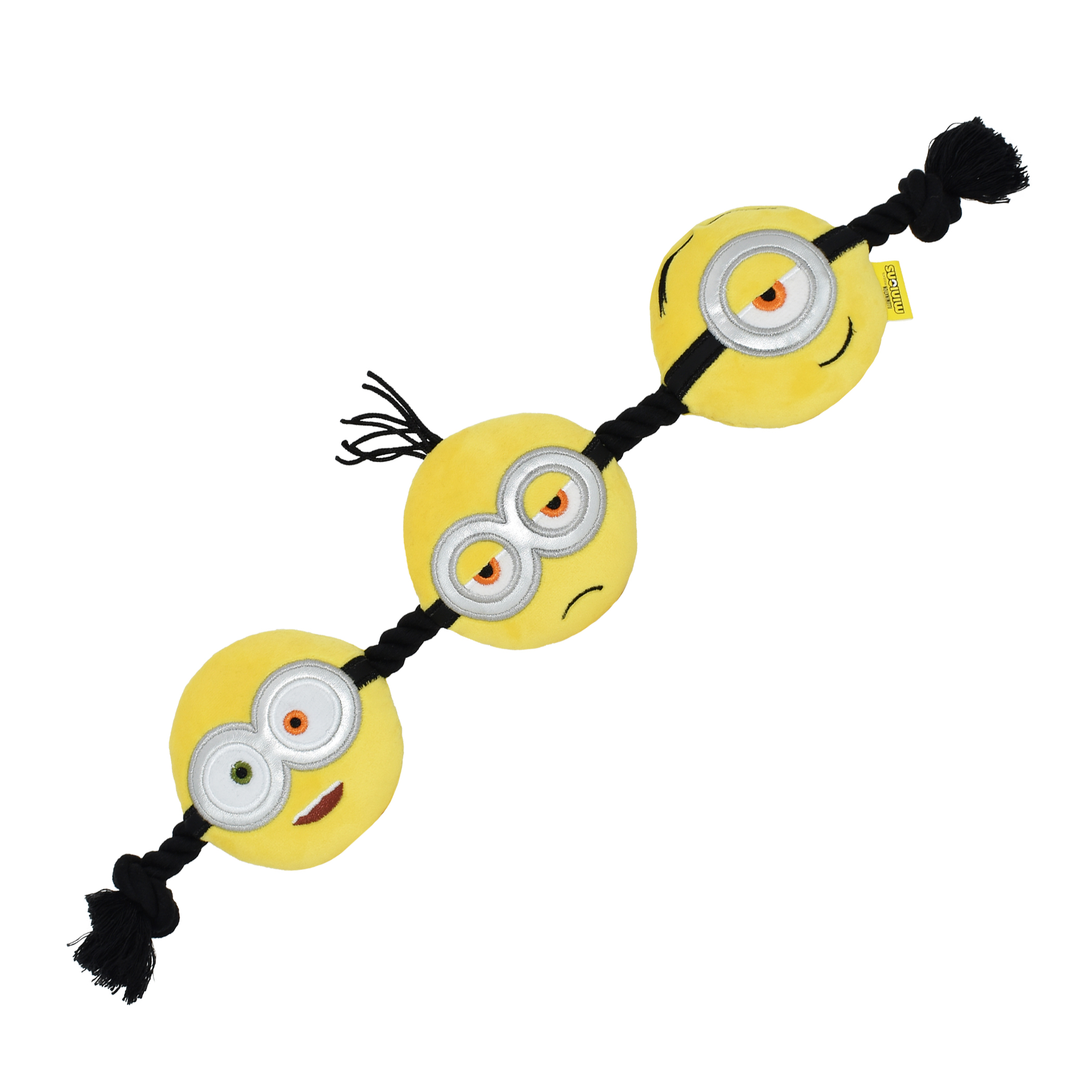MINIONS PLUESCH MINIONS BOB/KEVIN/STUART AAN FLOSTOUW 39,5X9,5X4,5 CM