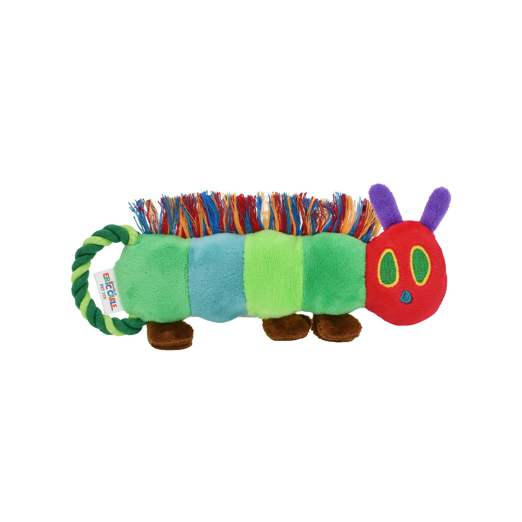 ERIC CARLE PLUESCH RUPSJE NOOIT GENOEG MIT TREK FLOSTOUW 23 CM