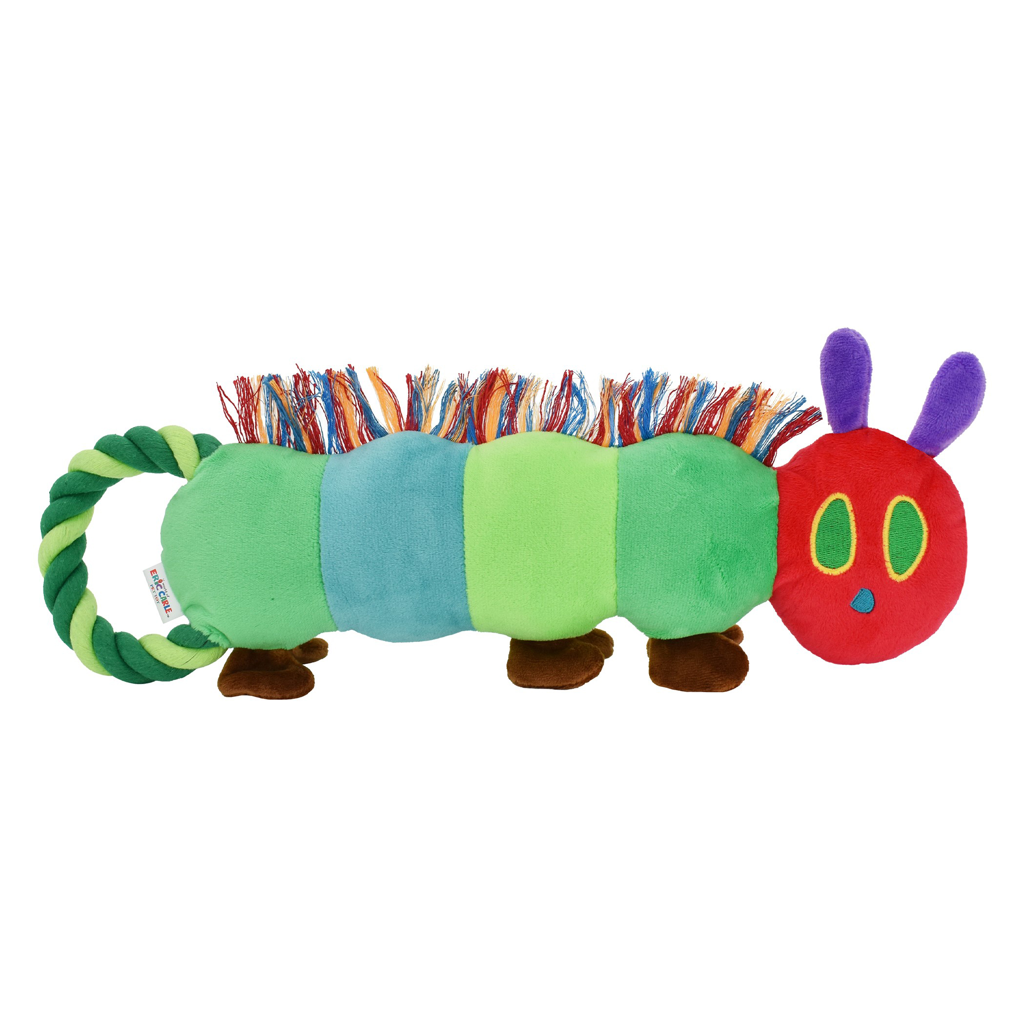 ERIC CARLE PLUESCH RUPSJE NOOIT GENOEG TREK FLOSTOUW 41 CM