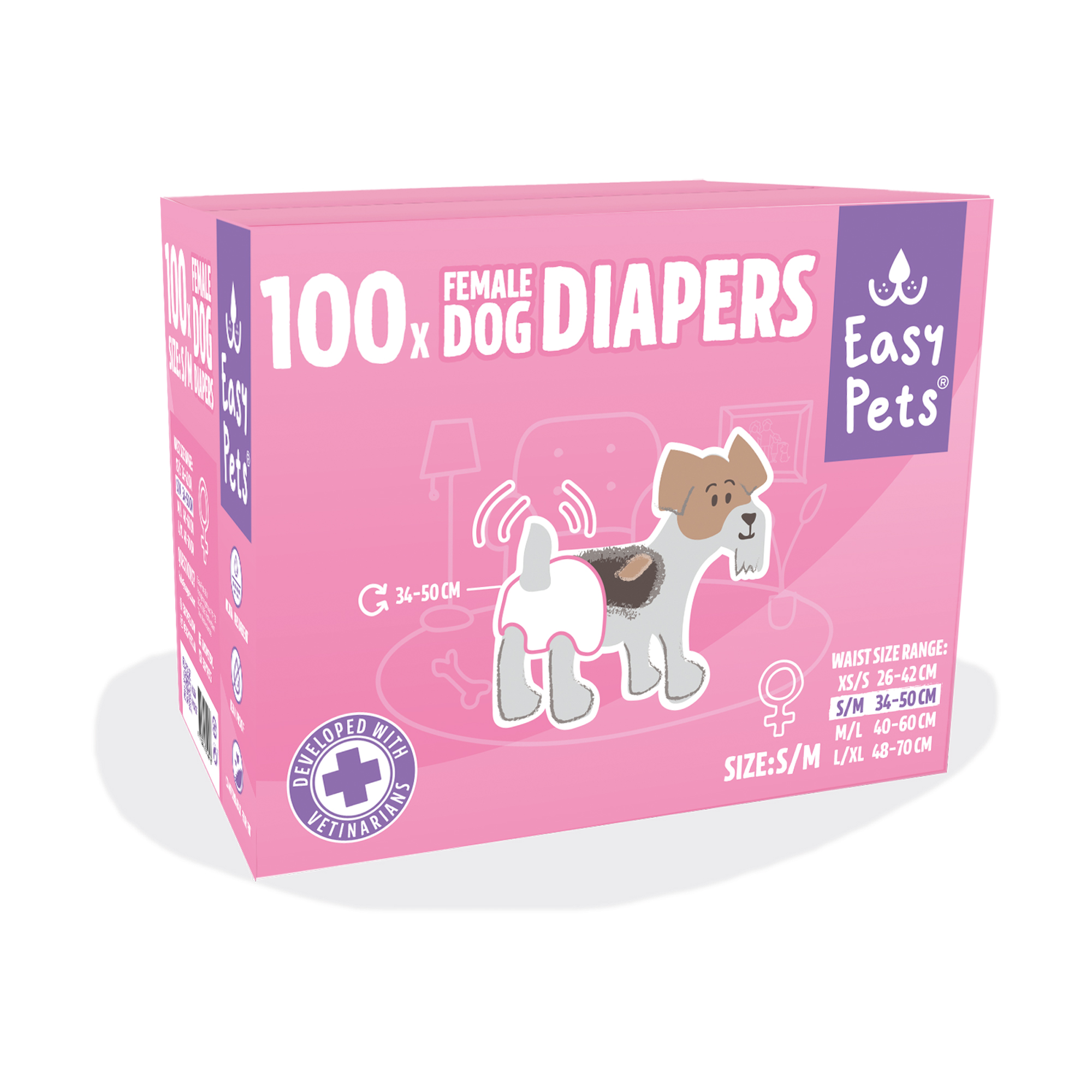 EASYPETS HONDENLUIERS TEEF S/M 100 STK.