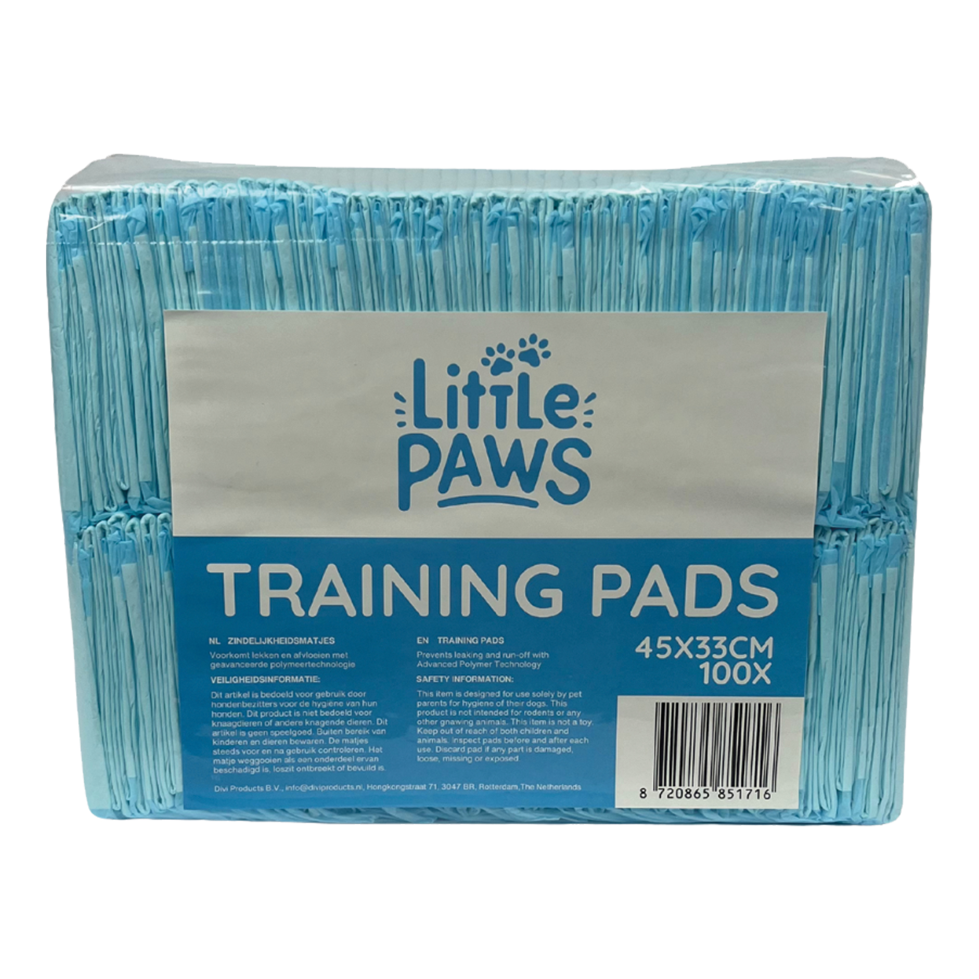LITTLE PAWS TRAINING PADS 33X45 CM 100 STK.