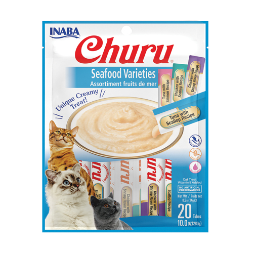 INABA CHURU MULTIPACK TUNA & SEAFOOD 20X14 G
